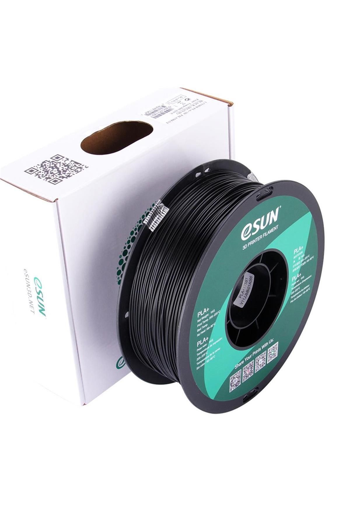 eSun Siyah Pla+ Filament 1,75mm Uyumlu 1 Kg