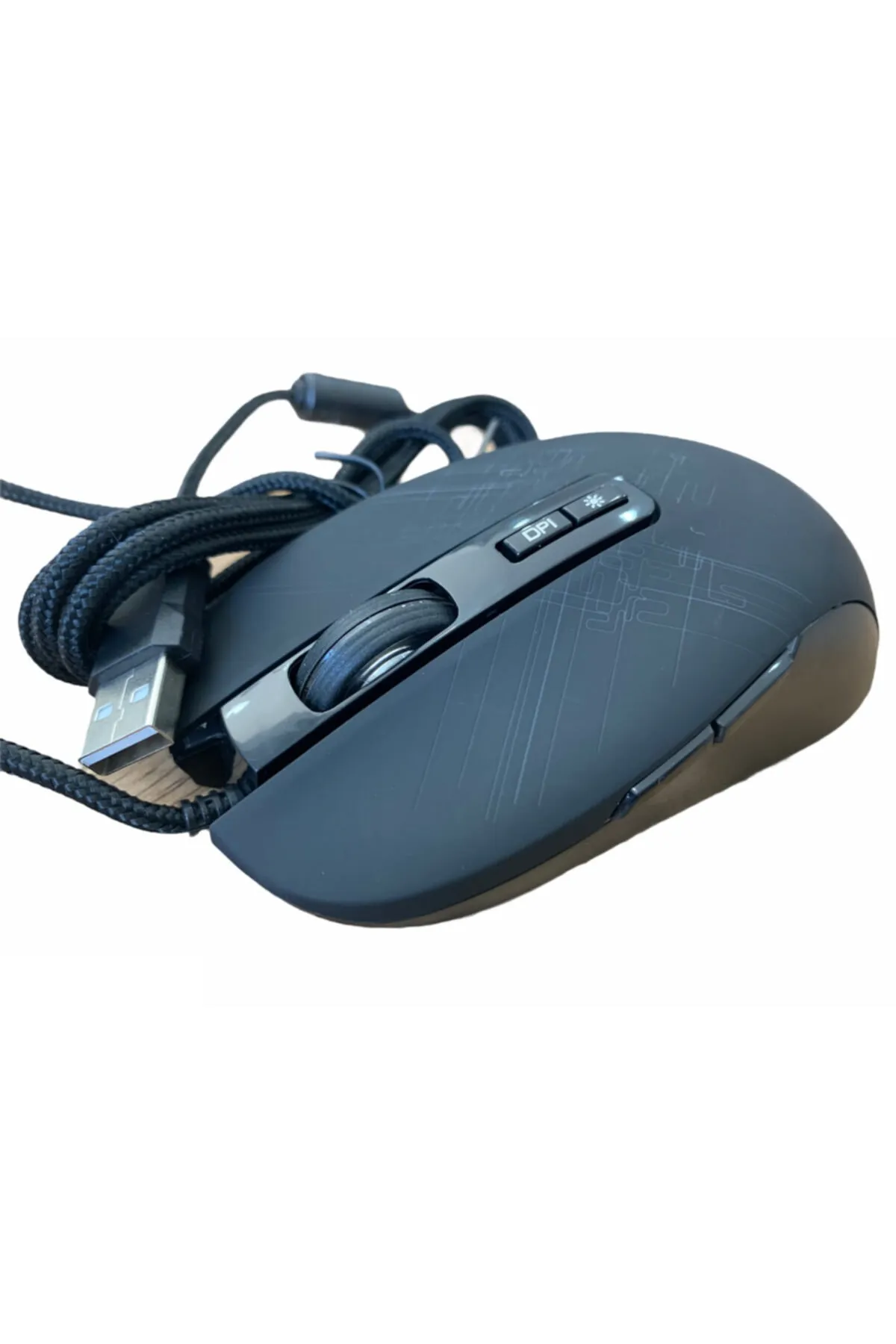 ATAELEKTRONİK Siyah Rgb Profesyonel Gaming Oyuncu Mouse 1.5 Metre Kablolu 3200 Dpı Maus 1.5mt Ip Kablolu 3200 Dpı