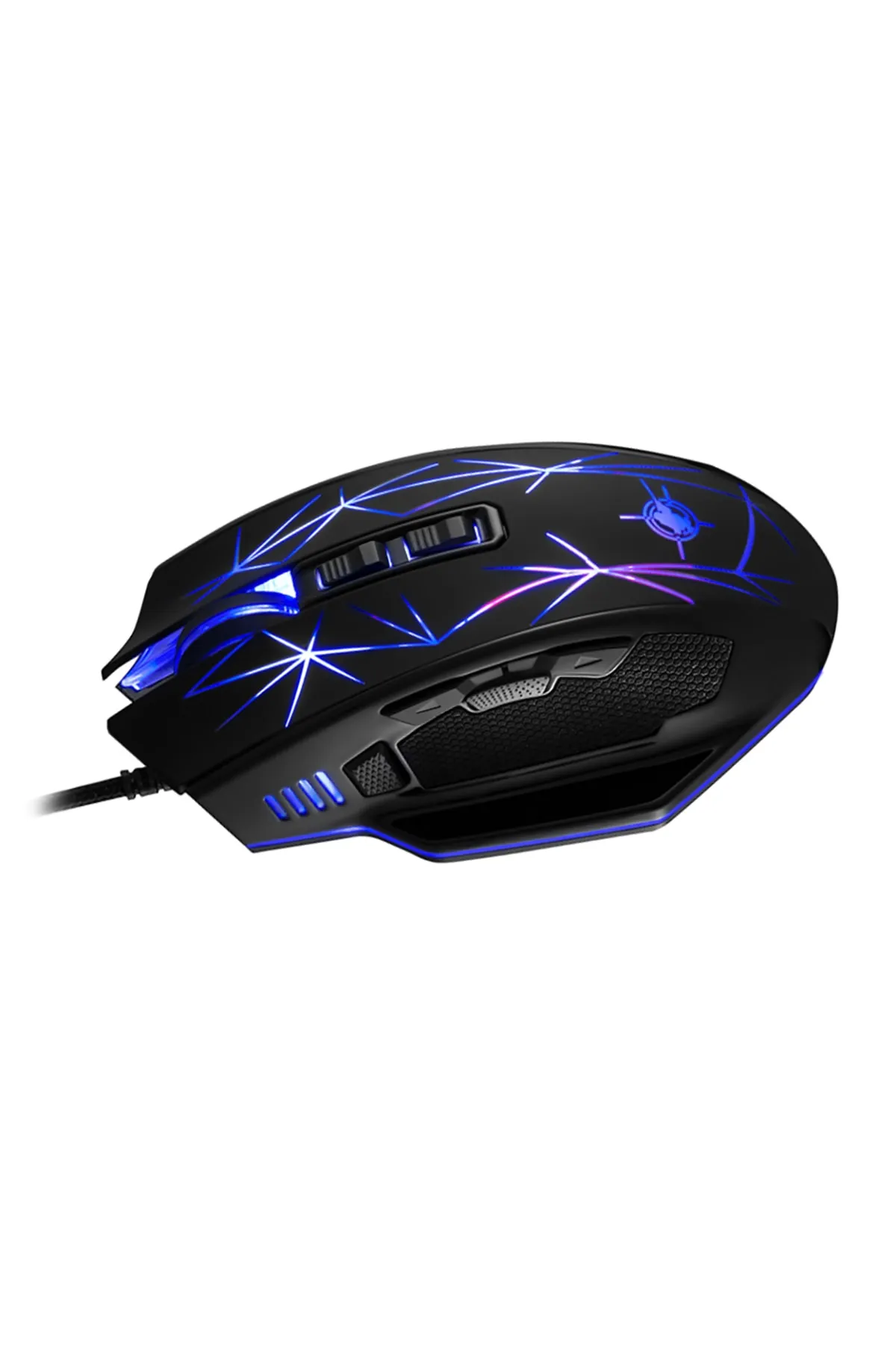 MF Product Siyah Strike 0267 Işıklı Ağırlık Ayarlı Kablolu Gaming Mouse