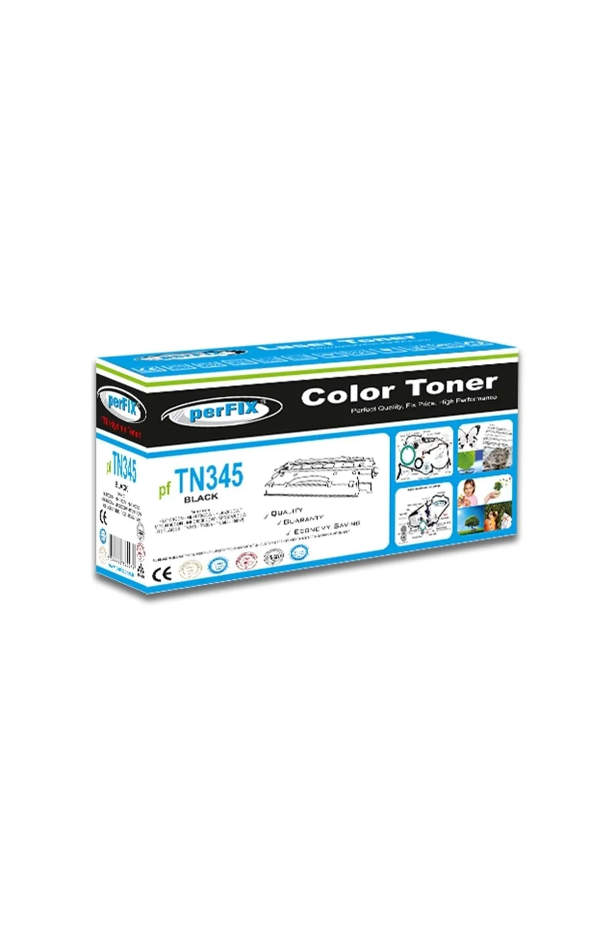 Perfix Siyah Toner Pf Tn345b-siyah (6k) Tn340-tn348 6k