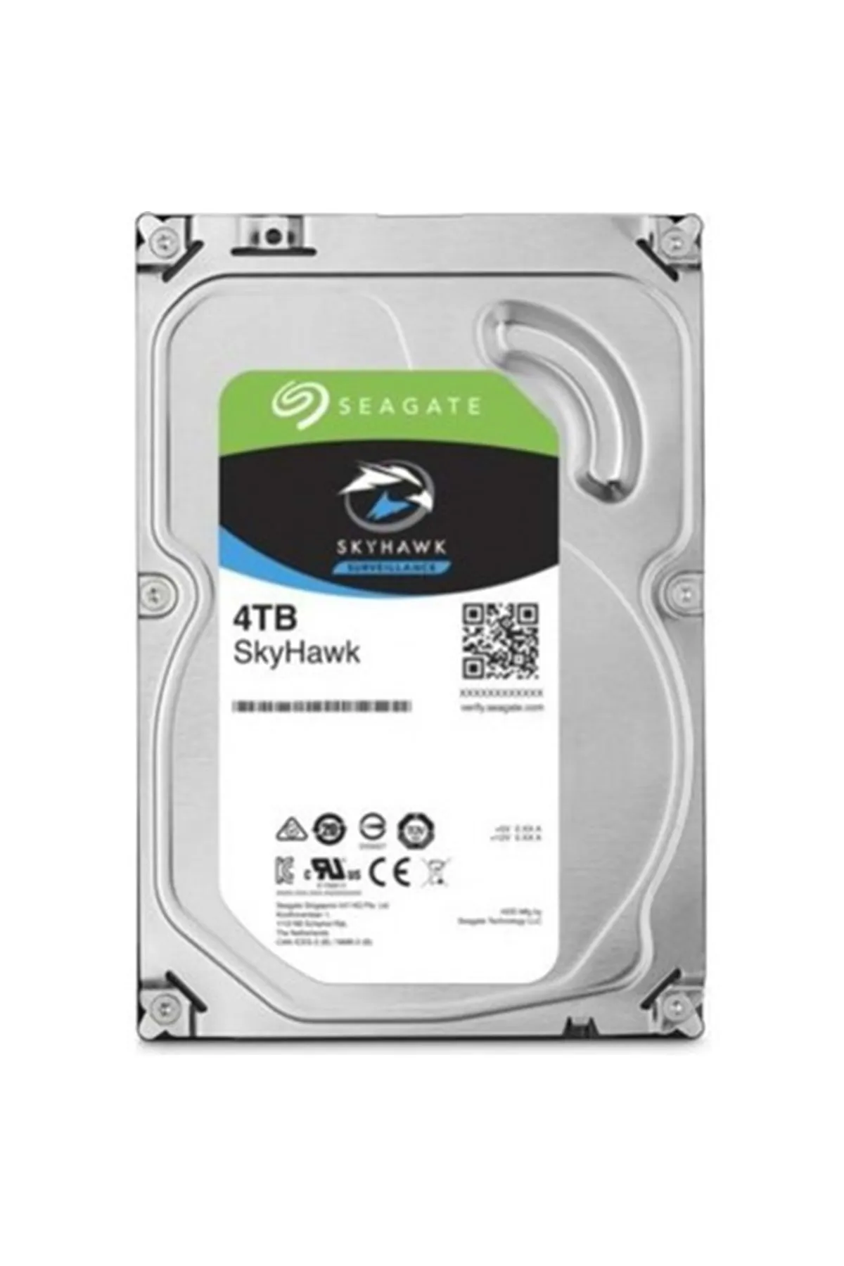 Seagate Skyhawk 4tb 3.5 Inc 5900 Sata3 64mb Güvenlik Hdd 7x24(DİSTRİBÜTÖR GARANTİLİ)