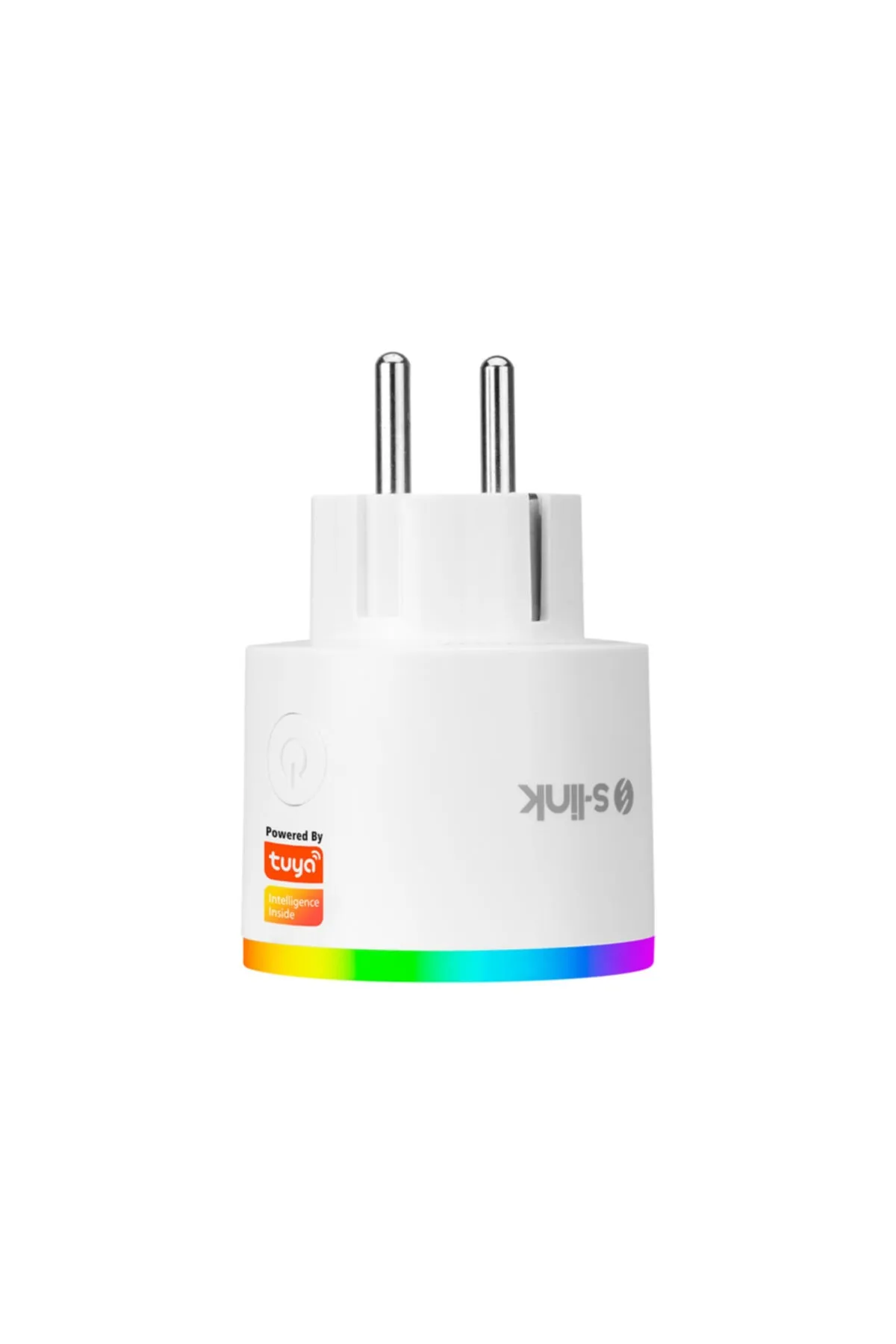 Genel Markalar Sl-03 16a Rgb Işıklı 2.4 G Wifi Tuya Arayüz Akım Korumalı Yeni Akıllı Priz