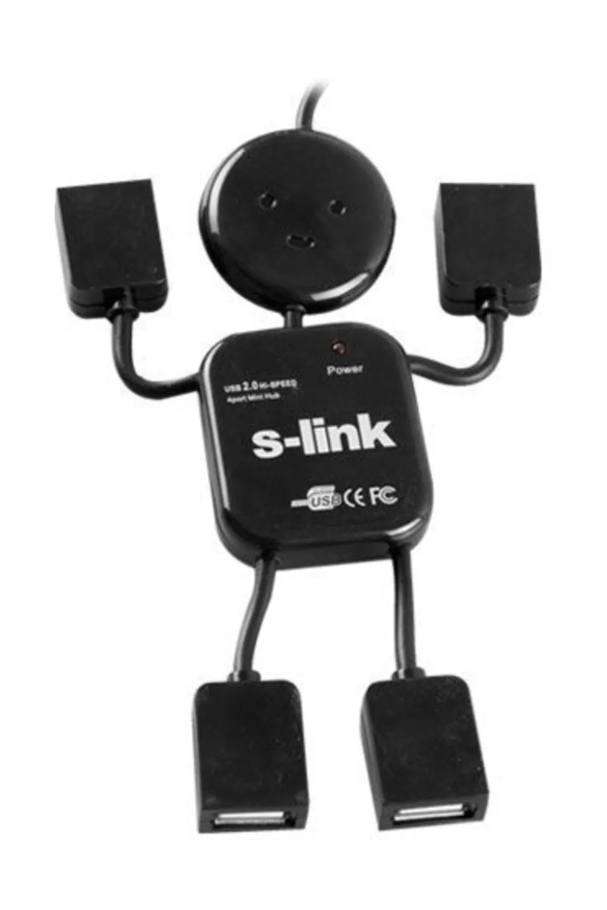 S-link Sl-h400 Usb 2.0 To 4 Port Usb 2.0 Siyah Usb Çoklayıcı Hub