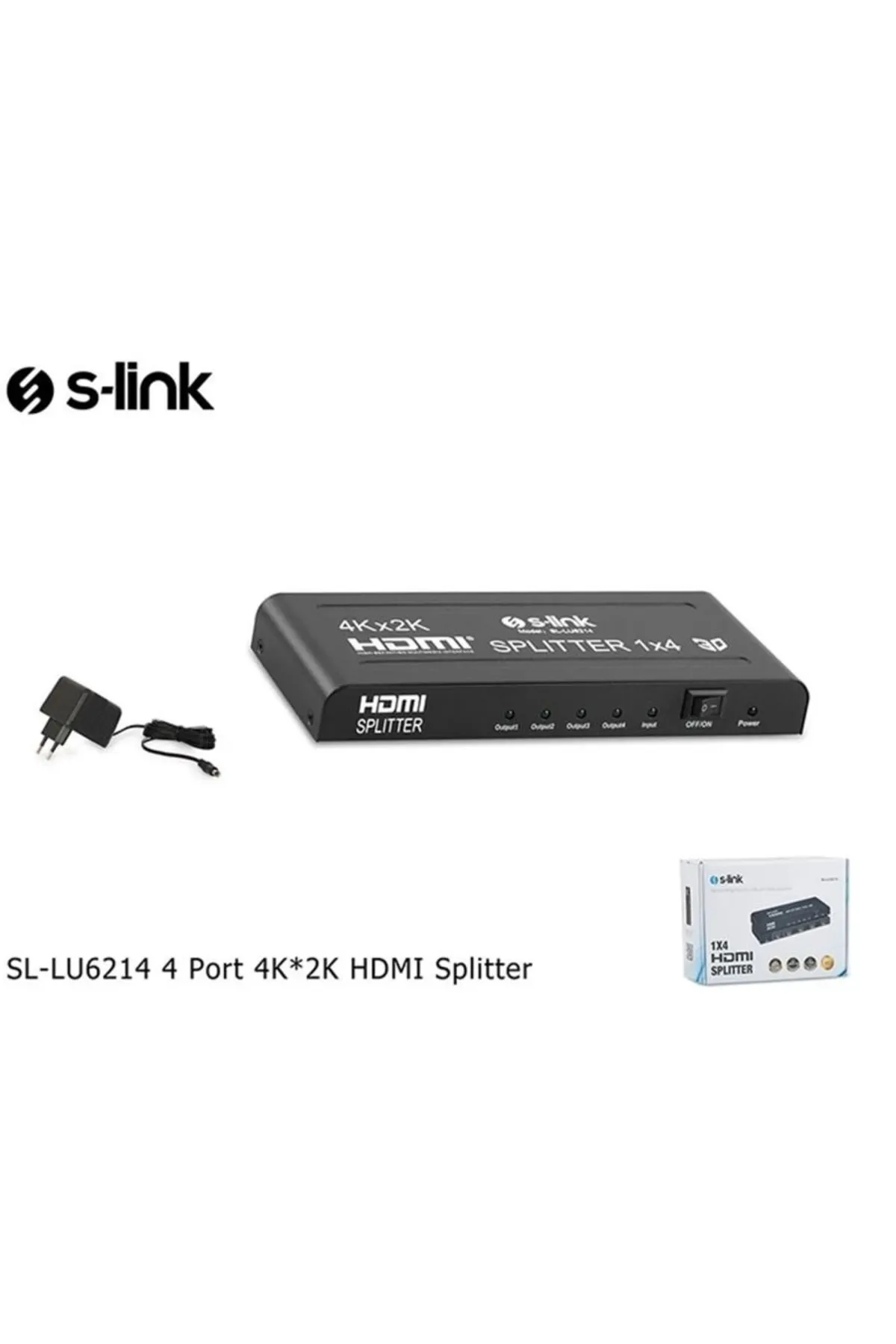 Genel Markalar SL-LU613 . 2 Port HDMI Çift Yönlü Switch ve Splitter