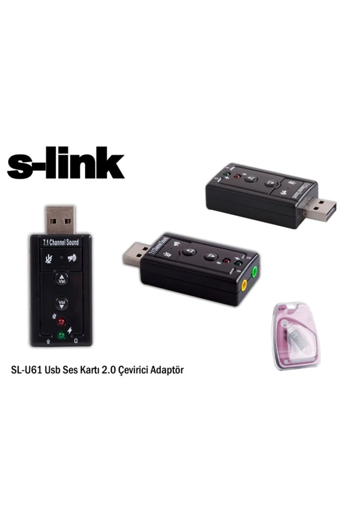 Genel Markalar SL-U61 Usb 2.0 Ses Kartı