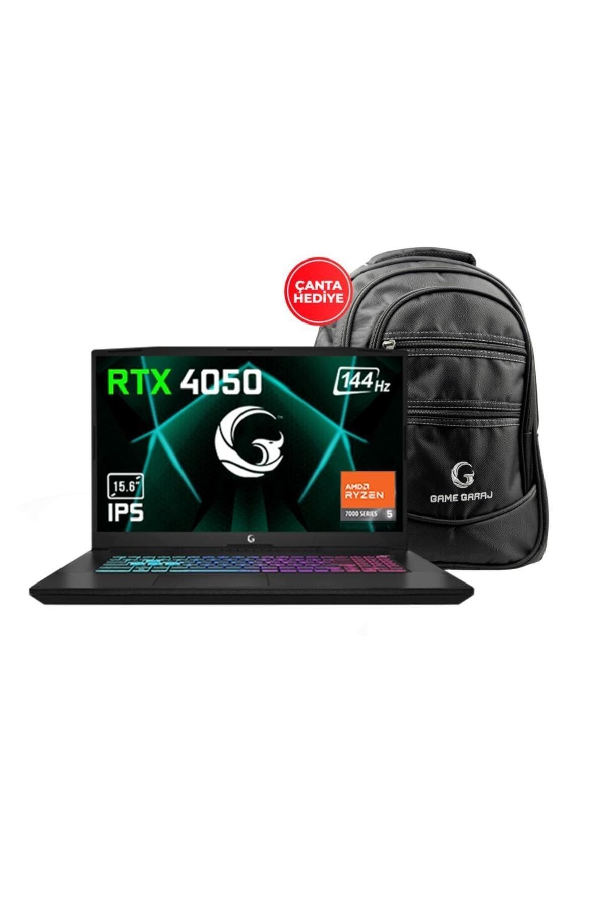 Game Garaj Slayer R5-4050 C2 R5-7535hs 32gb 1tb Ssd Rtx4050 15.6" Fhd Ips 144hz Freedos Bilgisayar