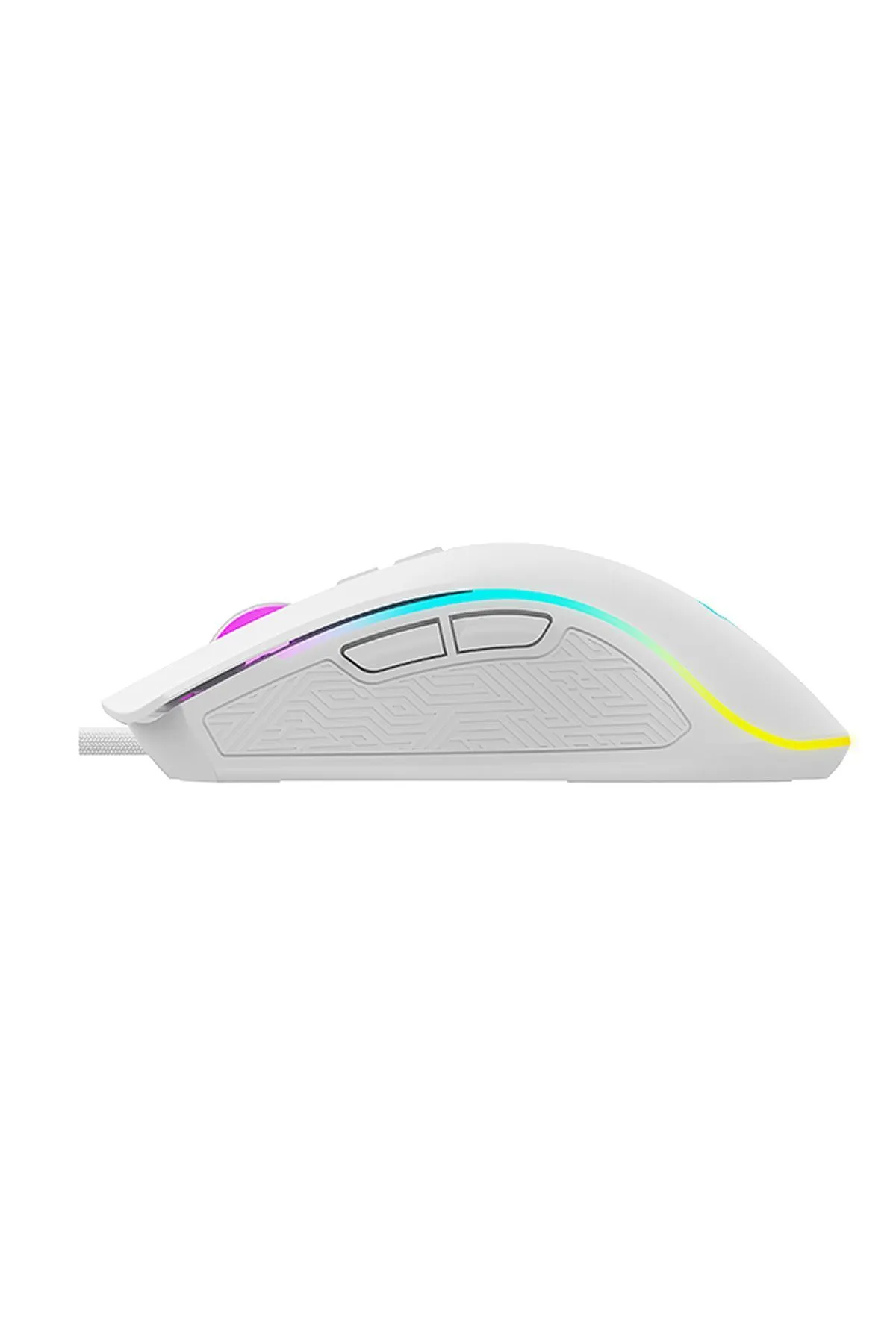 Havit slcshp Sale MS1034 RGB Gaming Makrolu Programlanabilir Oyuncu Mouse - Beyaz gls 210035 shopslck 1061