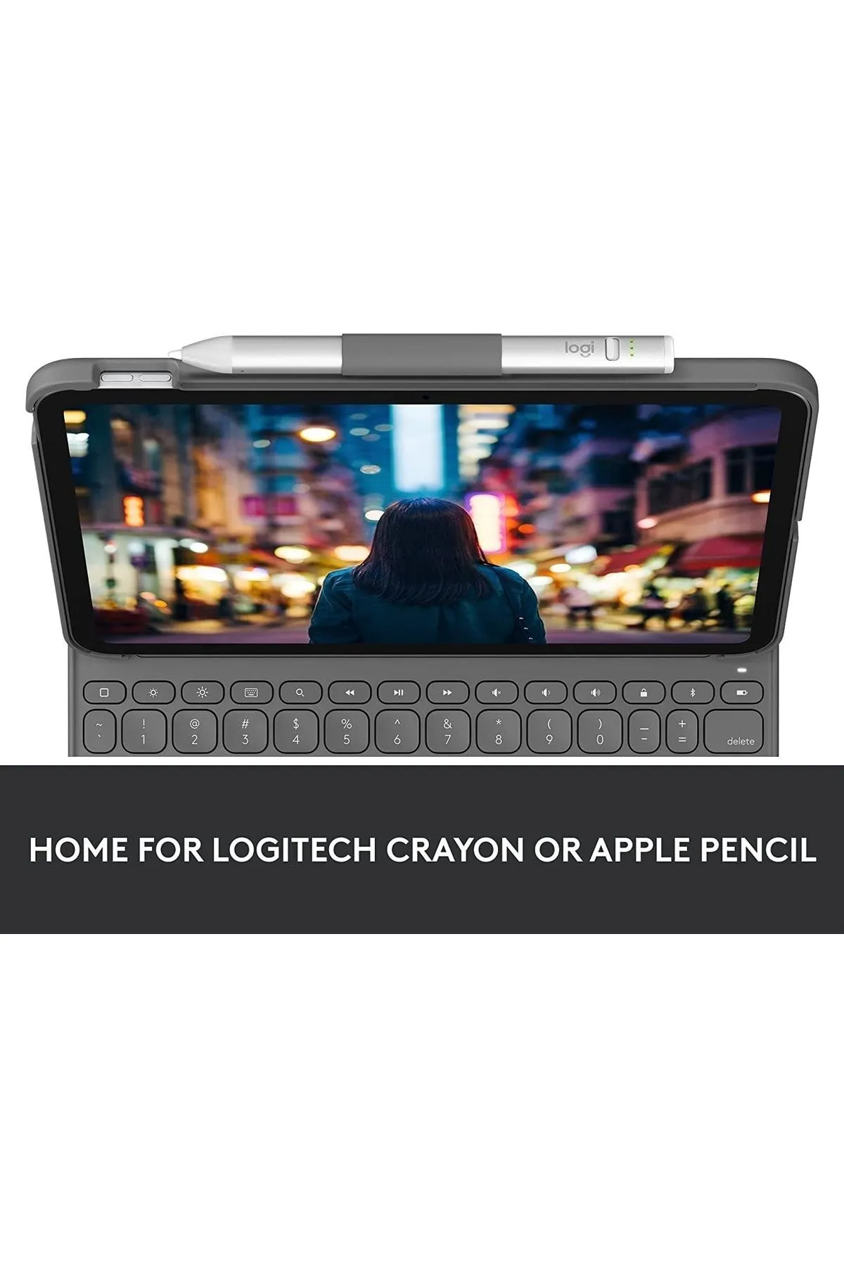 Logitech Slim Folio Ipad 10. Nesil Uyumlu Türkçe Klavyeli Kılıf Yeni Desen 440583