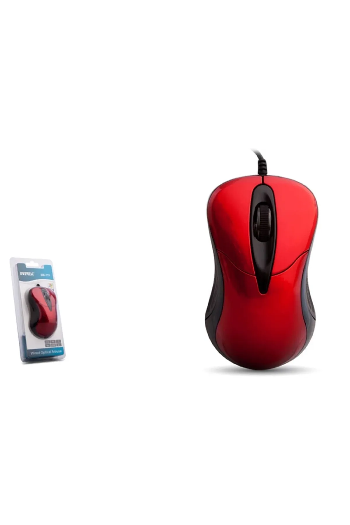 Everest Sm-115 Usb Kırmızı Optik Mouse