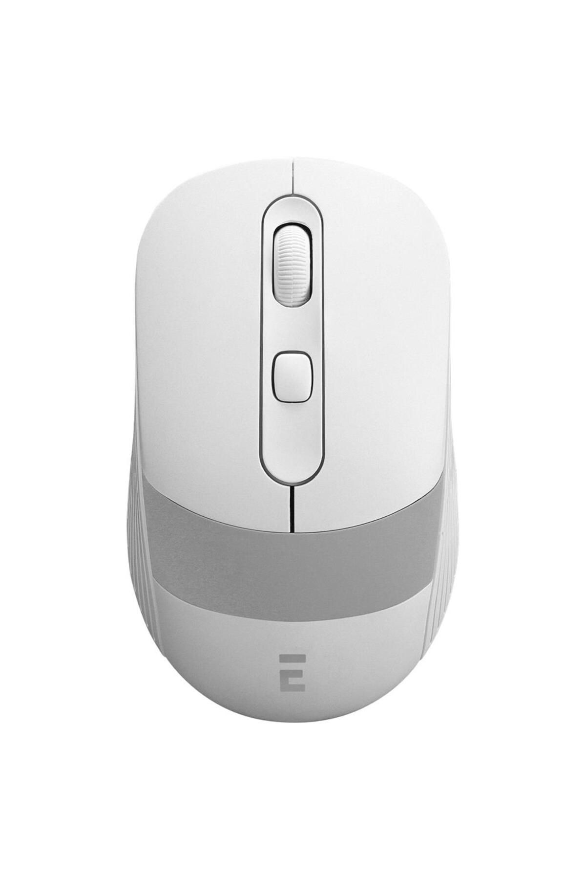 Everest SM-18 Usb Beyaz-Gri 2.4Ghz Optik Kablosuz Mouse Modern Tasarım 826334