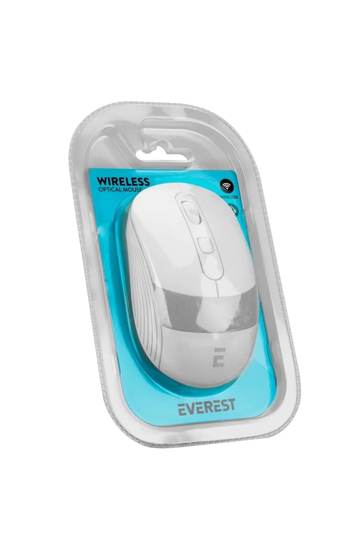 Everest Sm-18 Usb Beyaz/gri 2.4ghz Optik Kablosuz Mouse