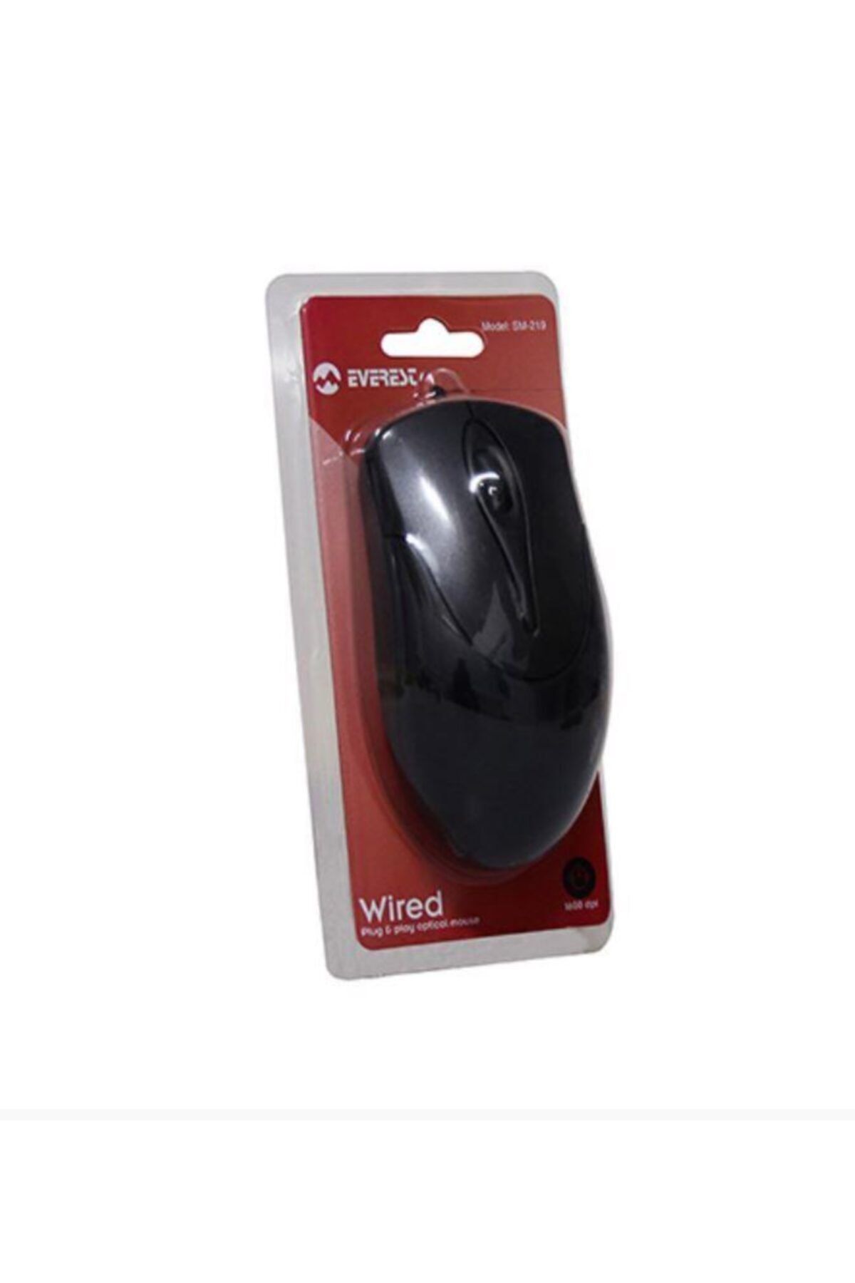 Everest Sm-219 Usb Kablolu Mouse Siyah