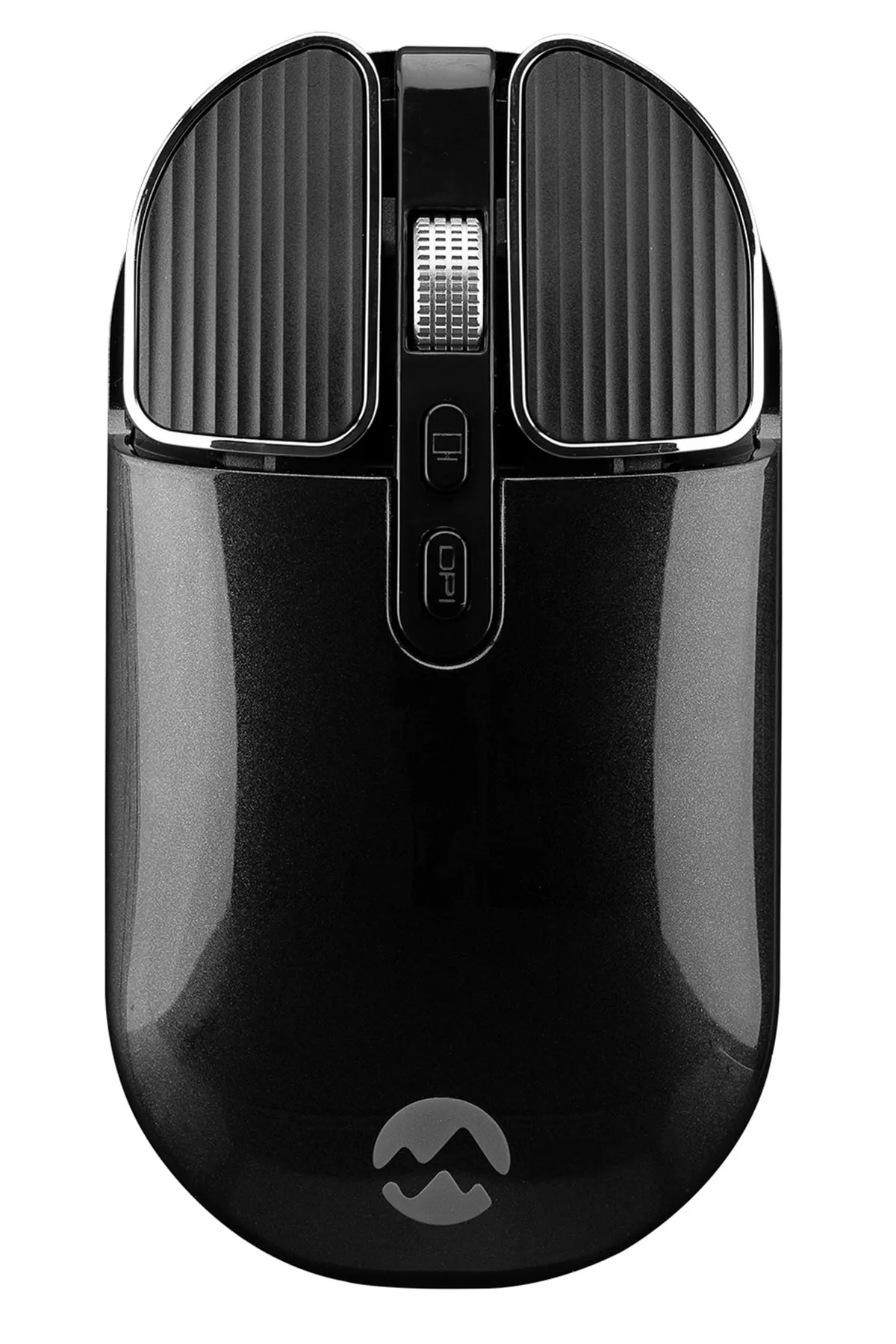 Everest Sm-619 Metalik Siyah 1600 Dpı 2.4 Ghz Süper Sessiz Şarj Edilebilir Premium Kablosuz Mouse