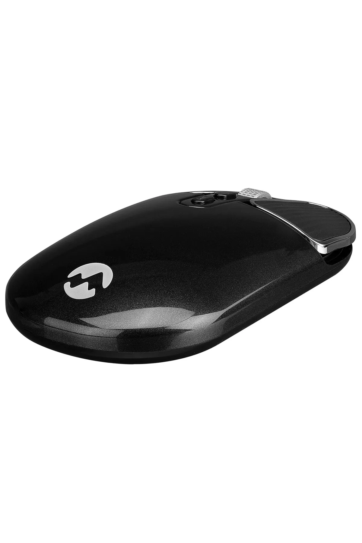 Everest Sm-619 Metalik Siyah 1600 Dpı 2.4 Ghz Süper Sessiz Şarj Edilebilir Premium Kablosuz Mouse