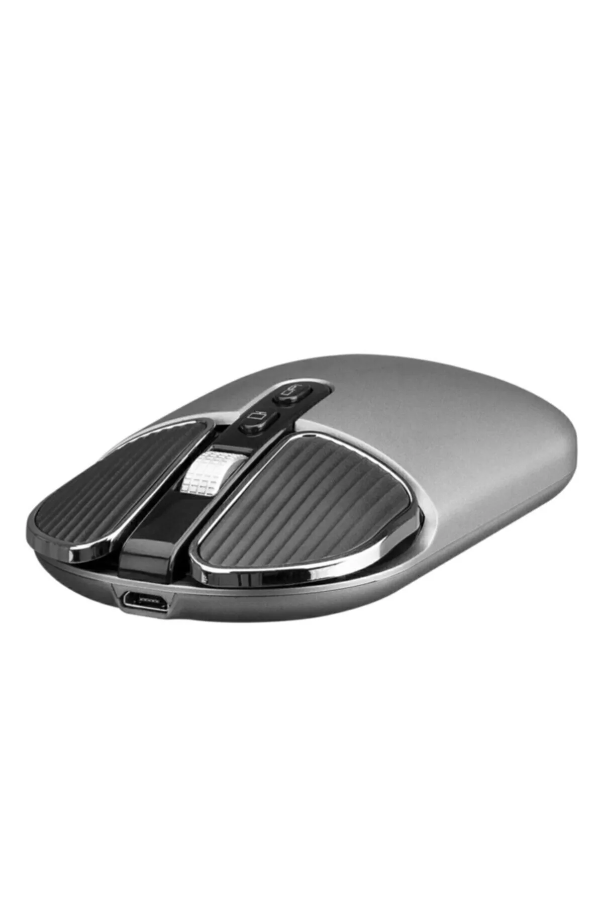 Everest Sm-620 2in1 Bluetooth 2,4ghz Şarjlı Metalik Gri Süper Sessiz Mobil-tv-pc Destekli Kablosuz Mouse