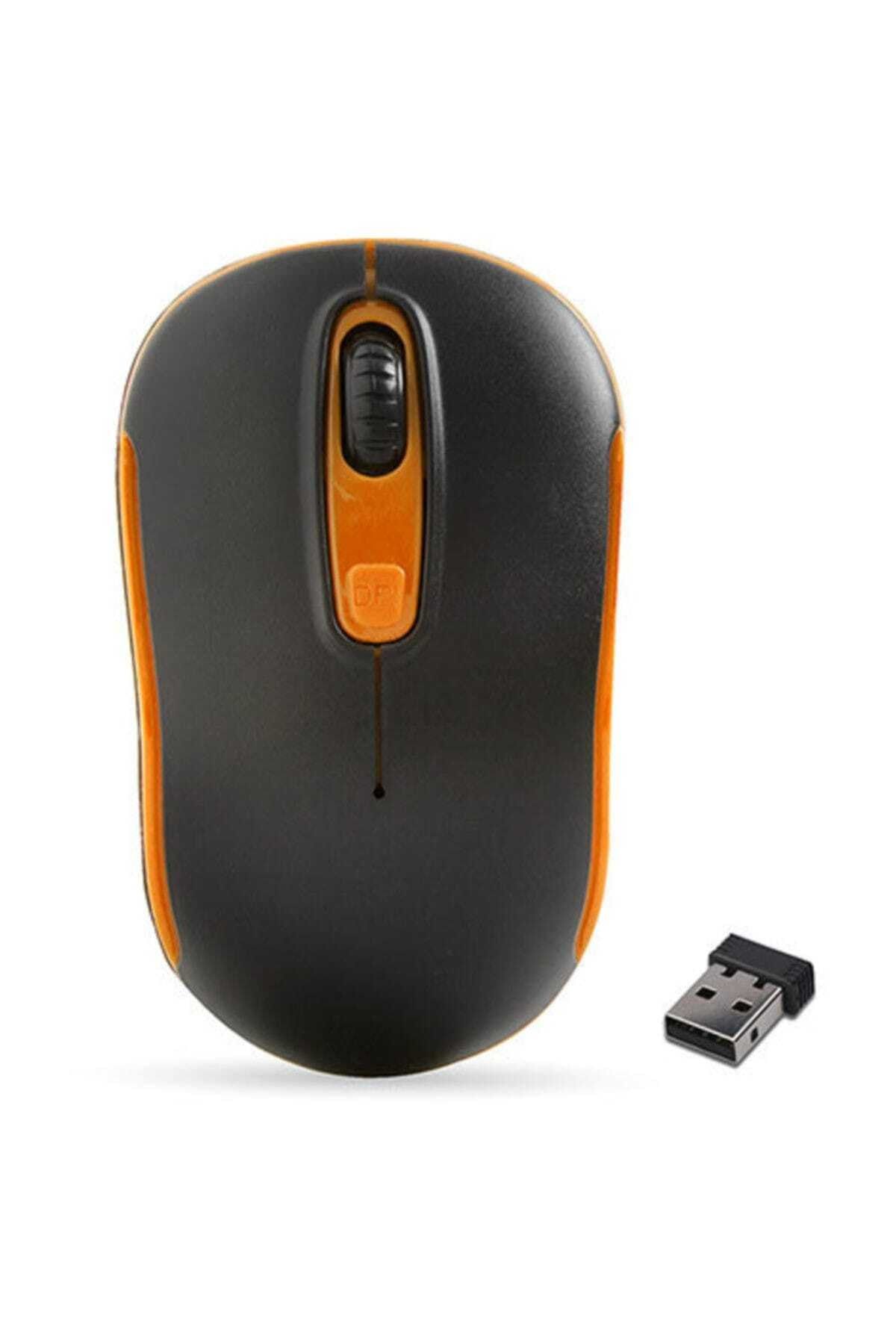 Everest Sm-804 Siyah Turuncu 800/1200/1600dpi Usb Kablosuz Mouse