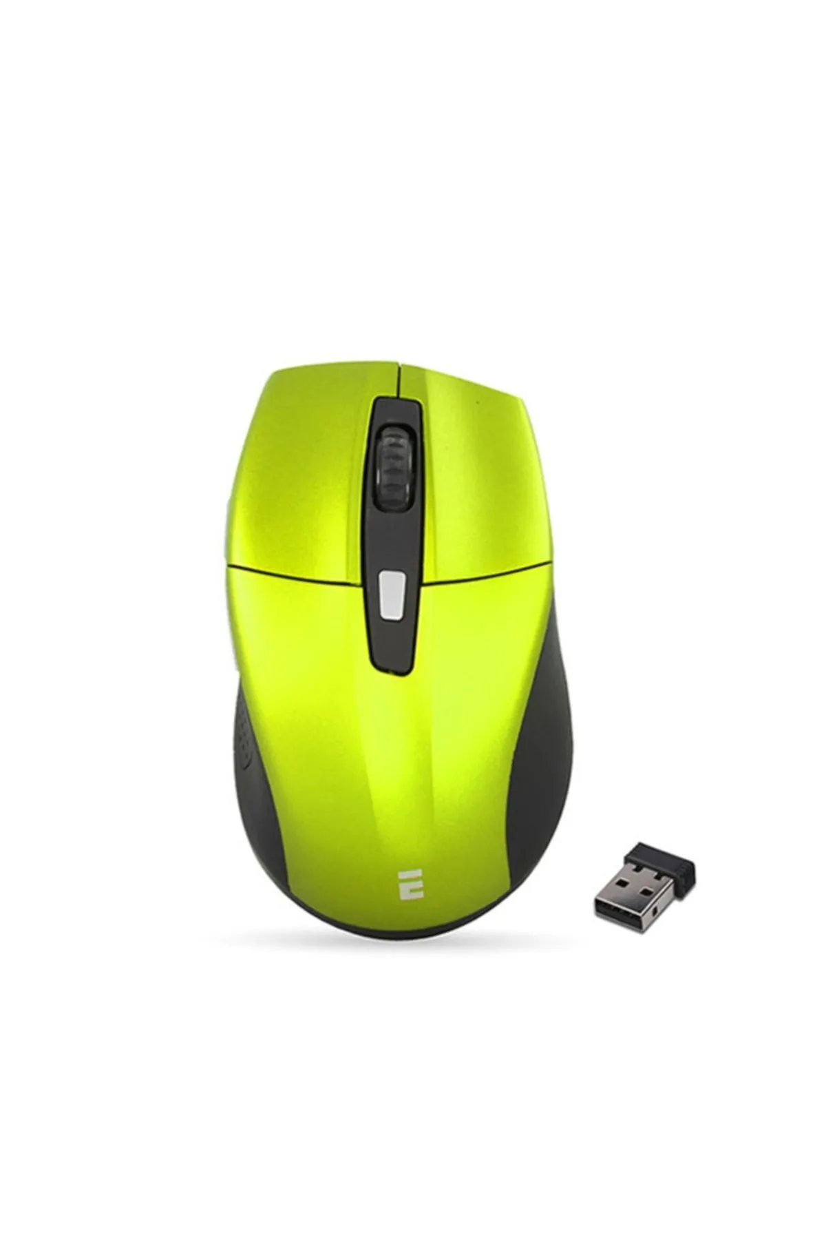 starnewstore Sm-861 Usb Yeşil 800/1200/1600dpi Süper Sessiz Kablosuz Mouse Modern Tasarım 431550 Yeni Des Sfe