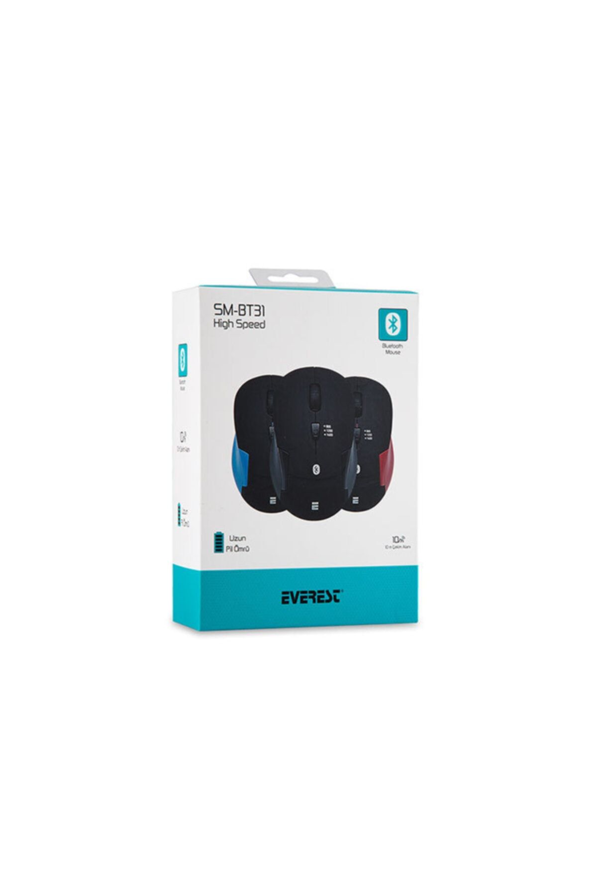 Everest Sm-bt31 Siyah Bluetooth Kablosuz Mouse Siyah