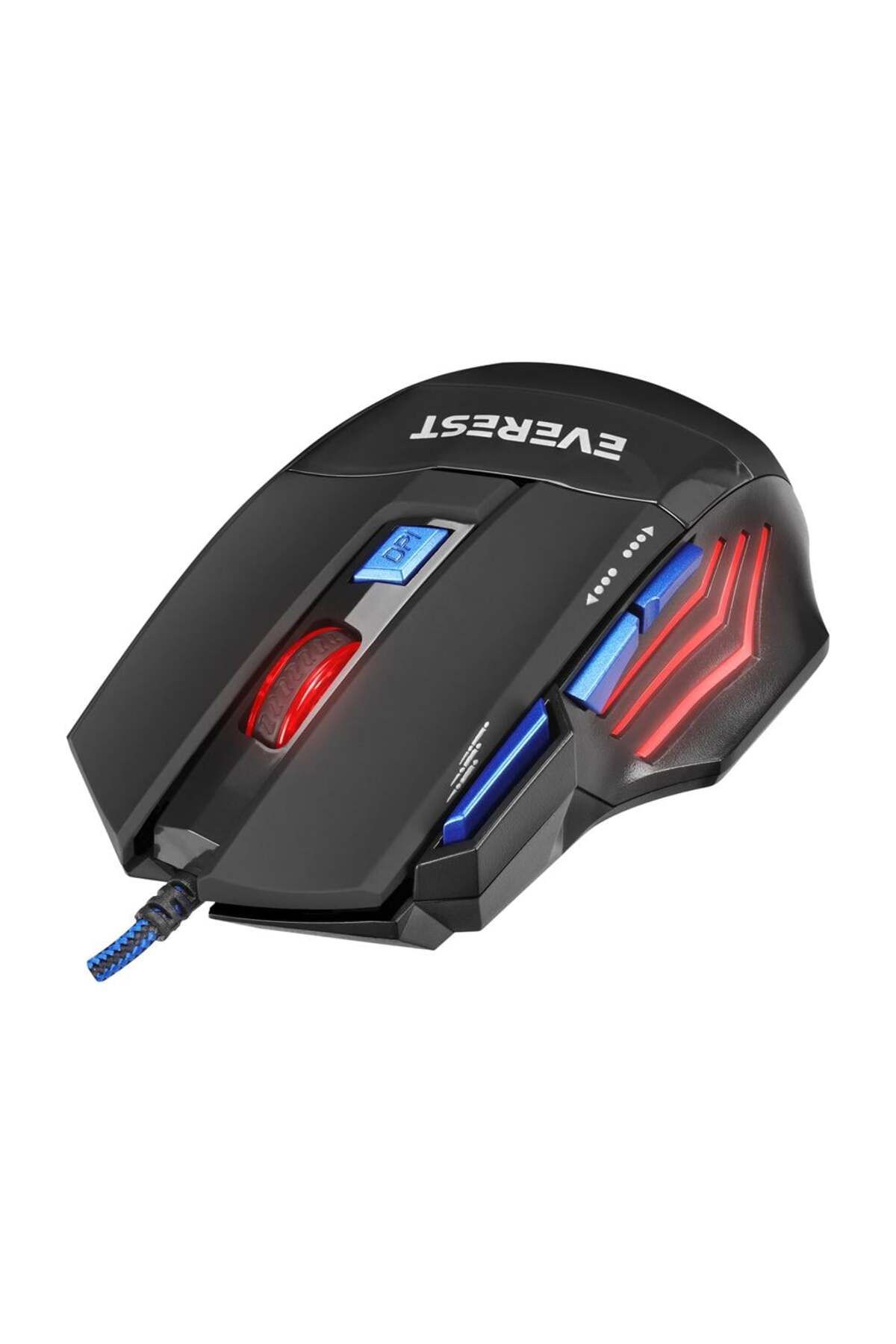 Everest Sm-g23 X-speed 7200 Dpi Gaming Mouse+mouse Pad-si?yah/gümüş