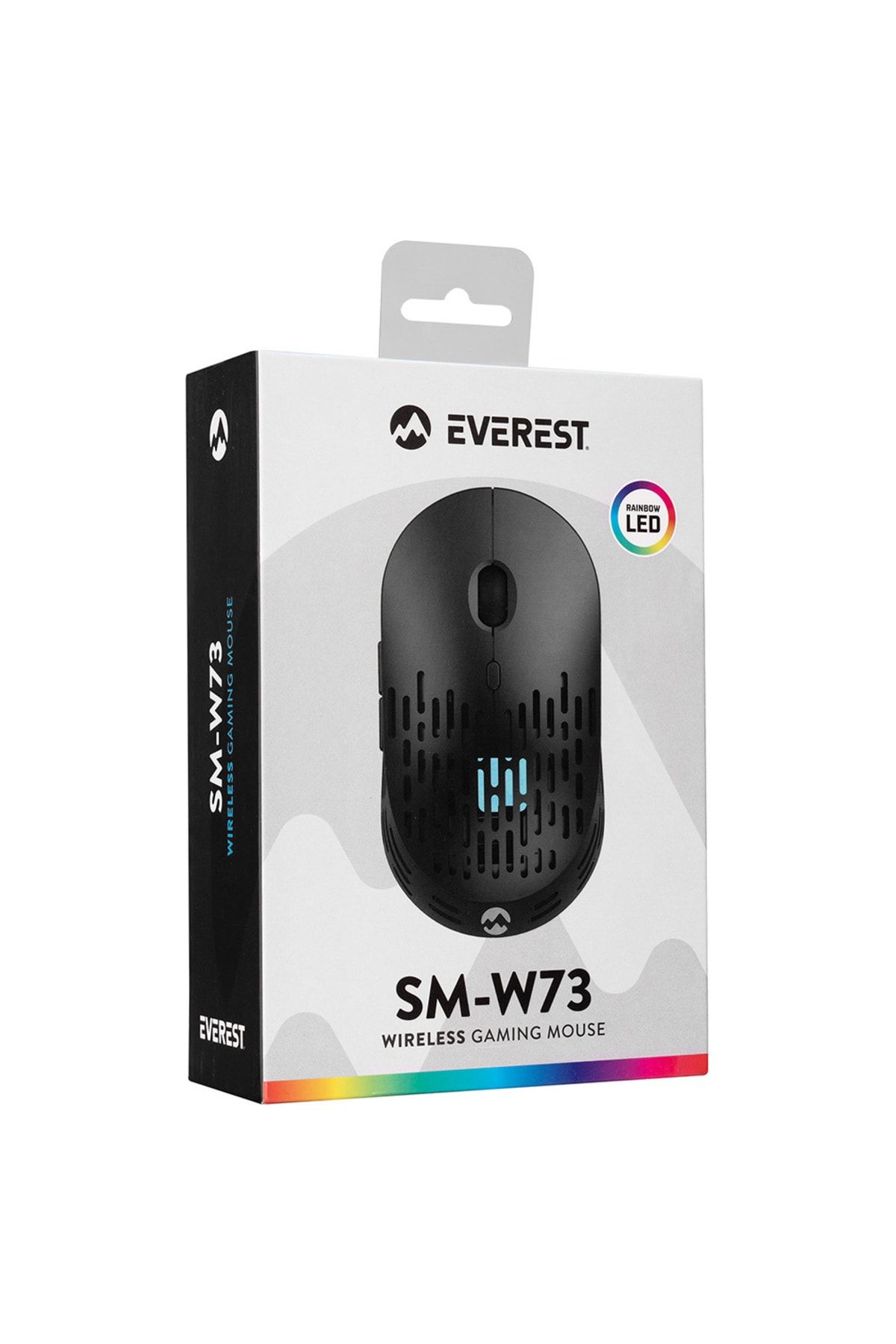 Everest Sm-w73 Rainbow Aydınlatmalı Bt+kablosuz 1600 Dpı Süper Sessiz Mouse En Yeni 440583