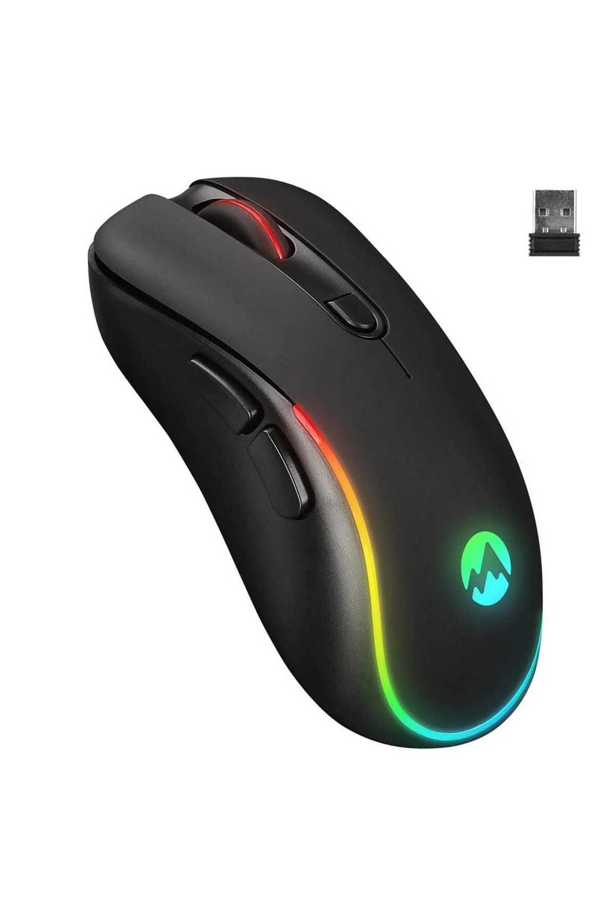 Everest SM-W75 X-RAPID ŞARJLI KABLOSUZ MOUSE-SİYAH