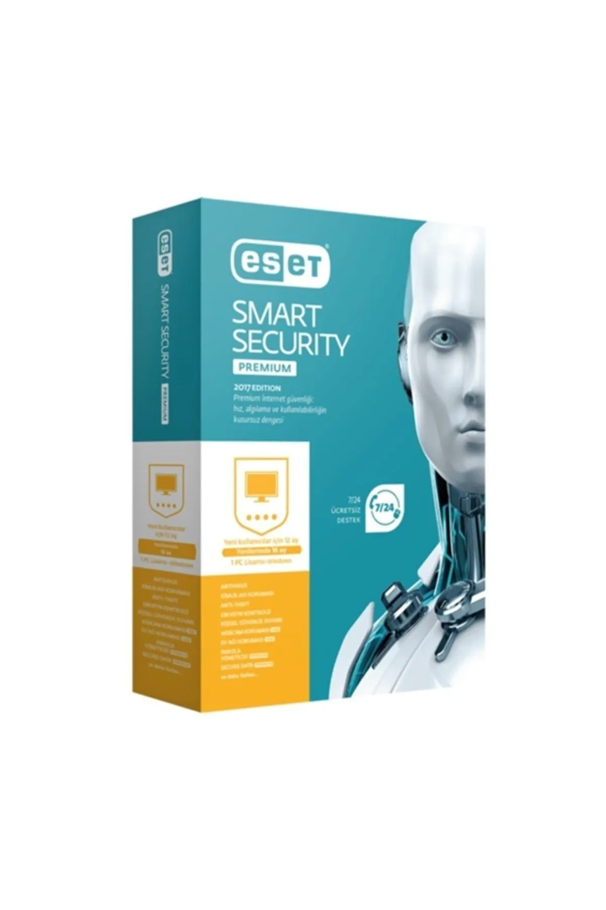 Eset Smart Security Premium V10 - 1 Kullanıcı Kutu ESS1