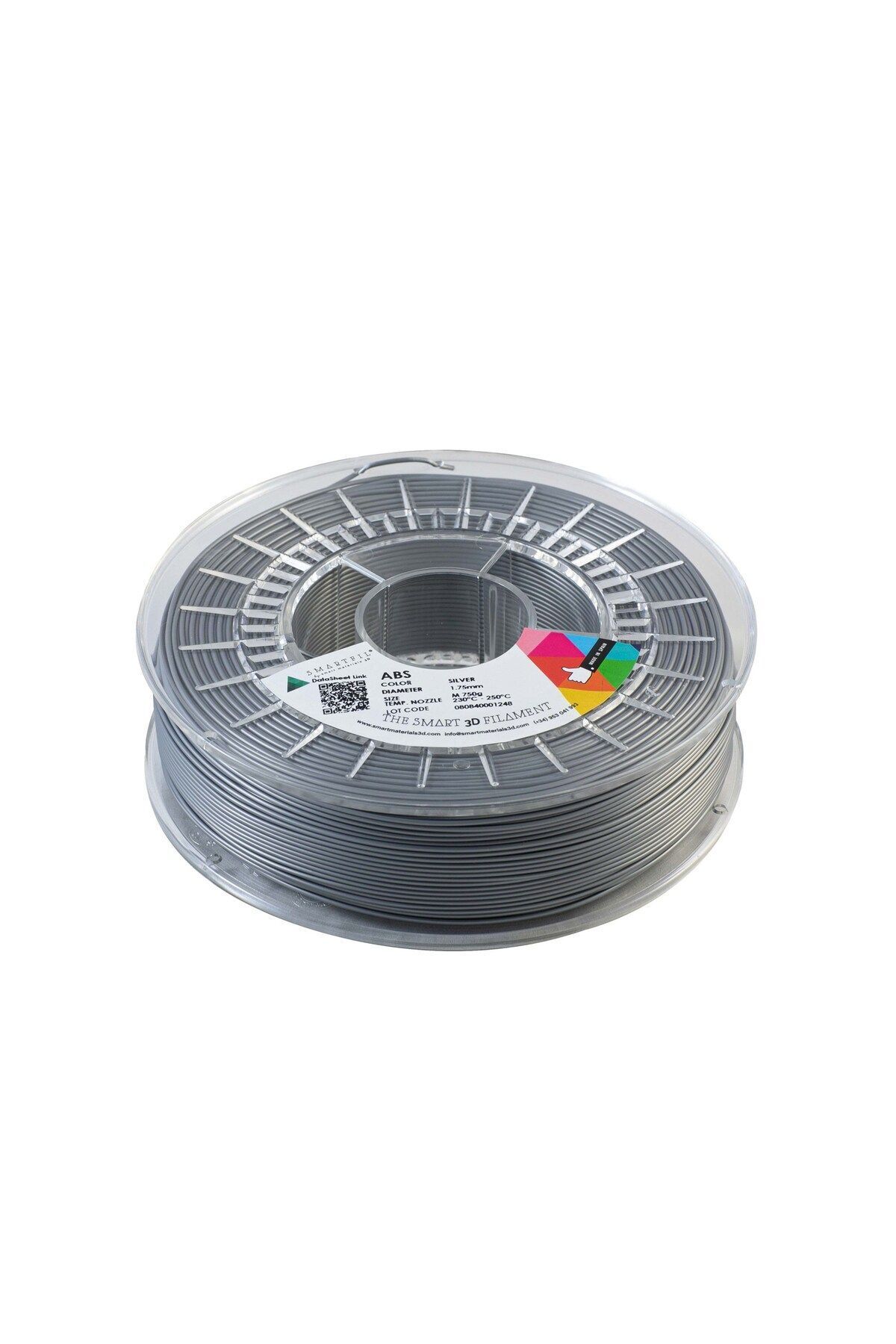 Smart Materials 3D Smartfil ABS 1.75mm GÜMÜŞ 750g Filament