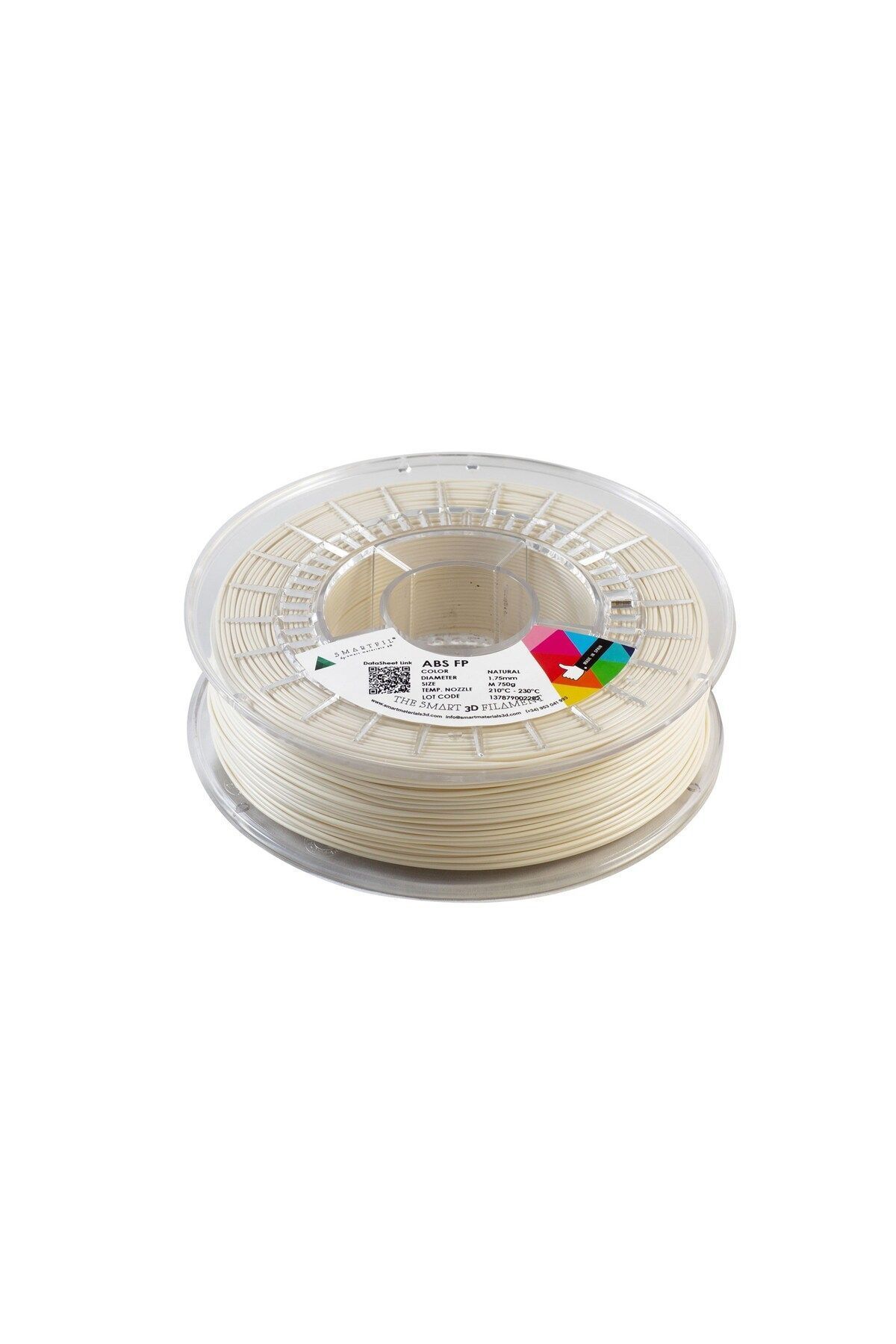 Smart Materials 3D Smartfil ABS FP 1.75mm NATURAL 750g Filament