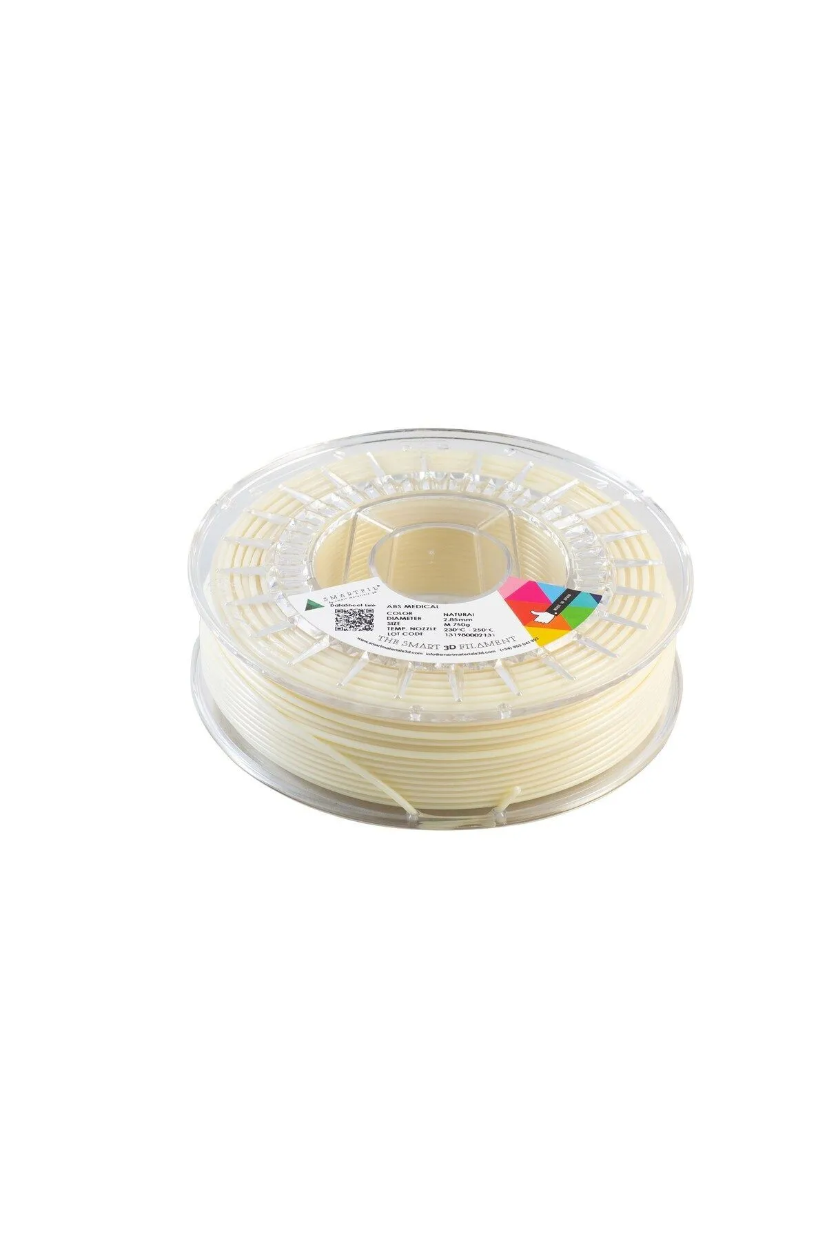 Smart Materials 3D Smartfil MEDICAL 2.85mm NATURAL 750g Filament