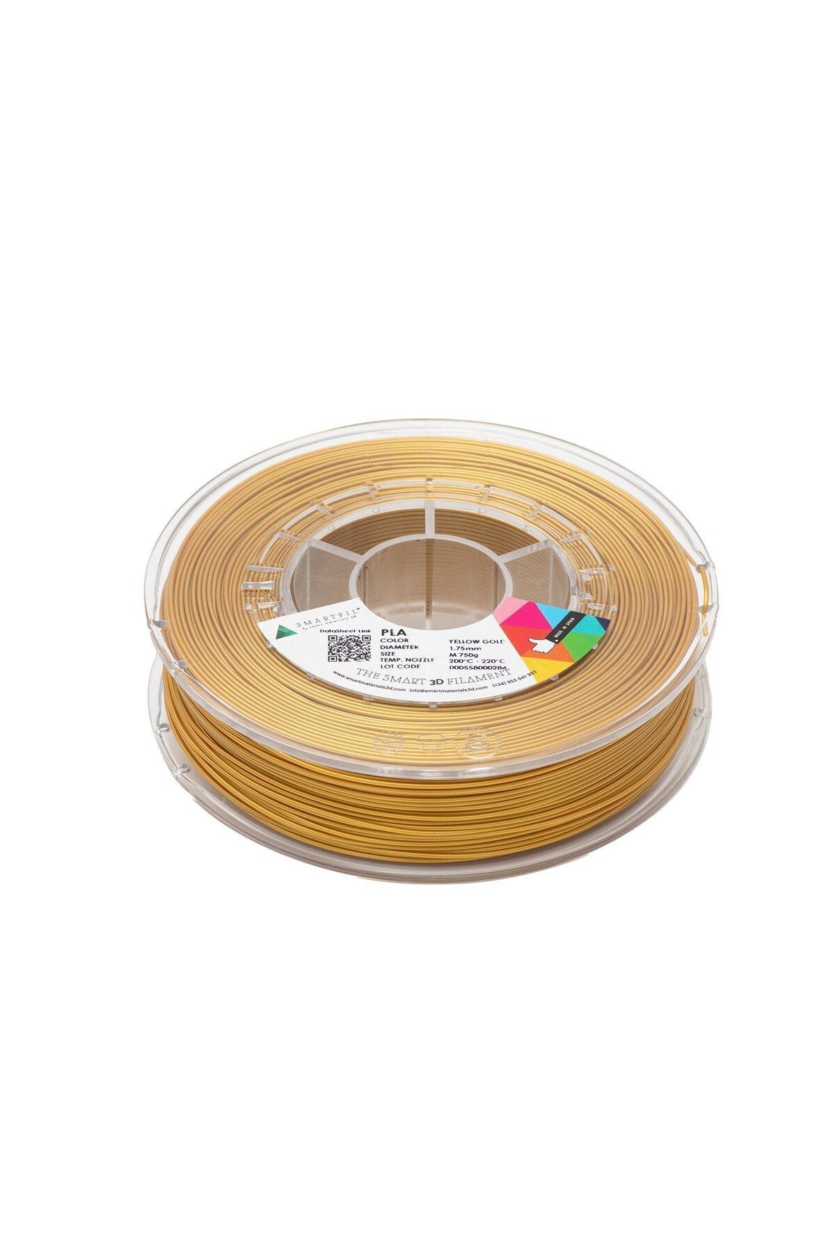 Smart Materials 3D Smartfil PLA SILK 1.75mm ALTIN SARISI 750g Filament