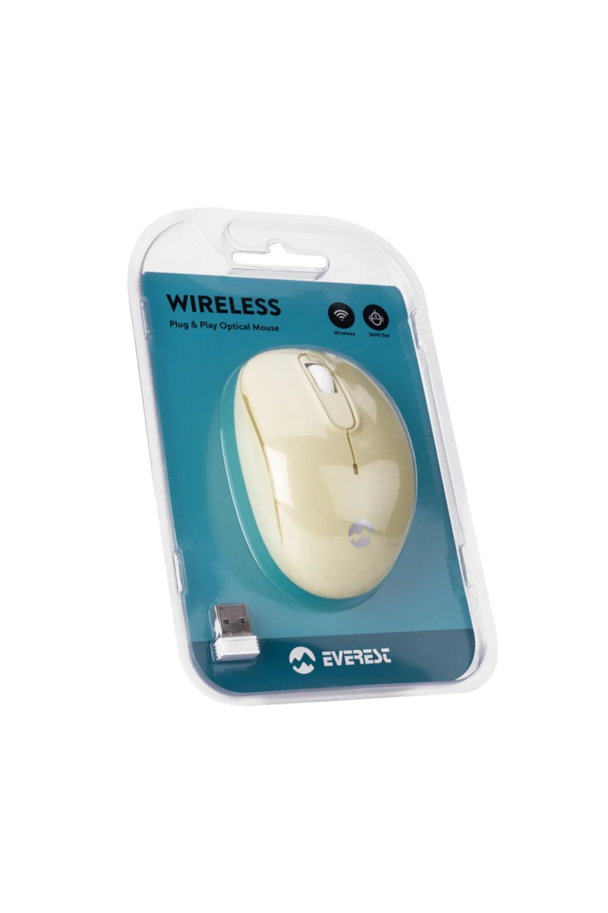 Everest Smw-666 Usb Sarı 2.4ghz Optik Wireless Mouse