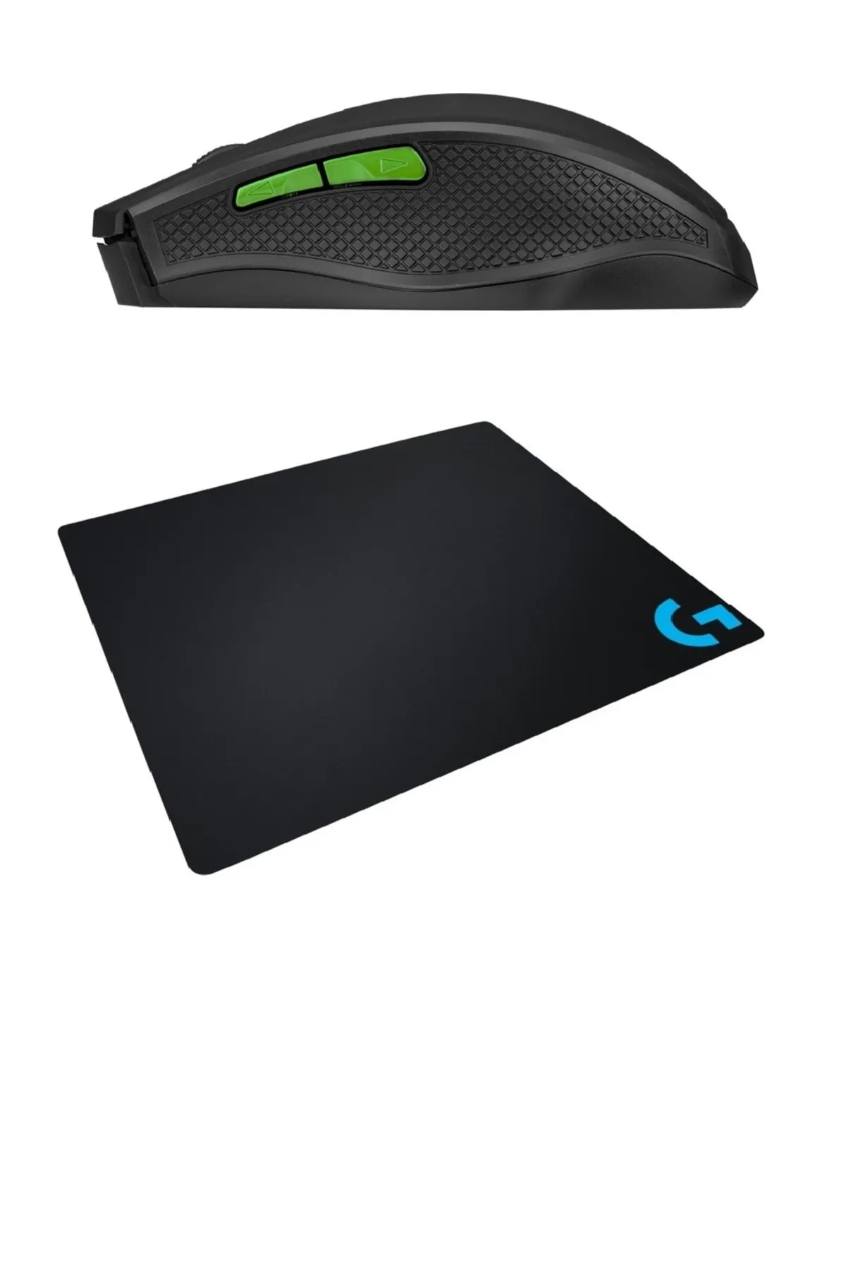 Everest Smw-777 Usb Siyah 2.4ghz Optik Wireless Mouse + Logitech Gaming Mouse Pad