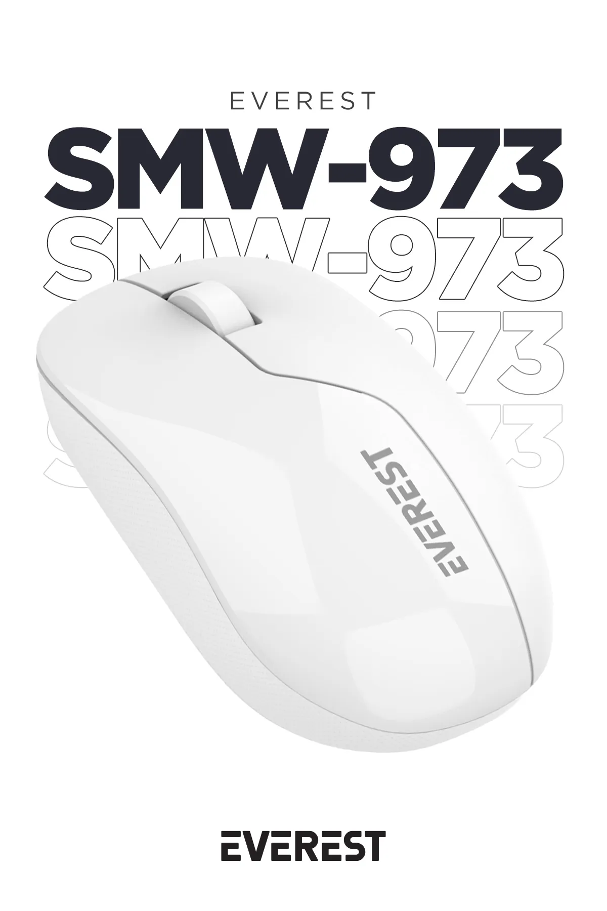 Everest SMW-973 Usb Beyaz 2.4Ghz Kablosuz Mouse