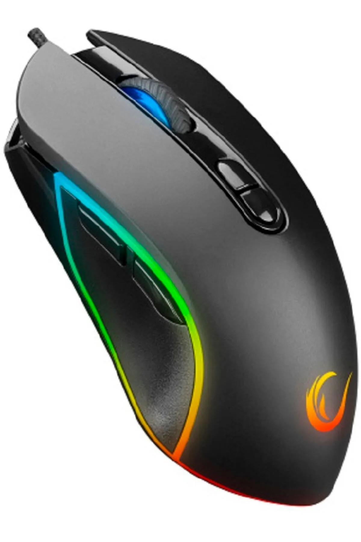 Rampage Smx-g65 Alpor Rgb Mouse Drag Click 12800 Dpi Gaming Mouse Oyuncu Mouse Makrolu Örgü Kablo