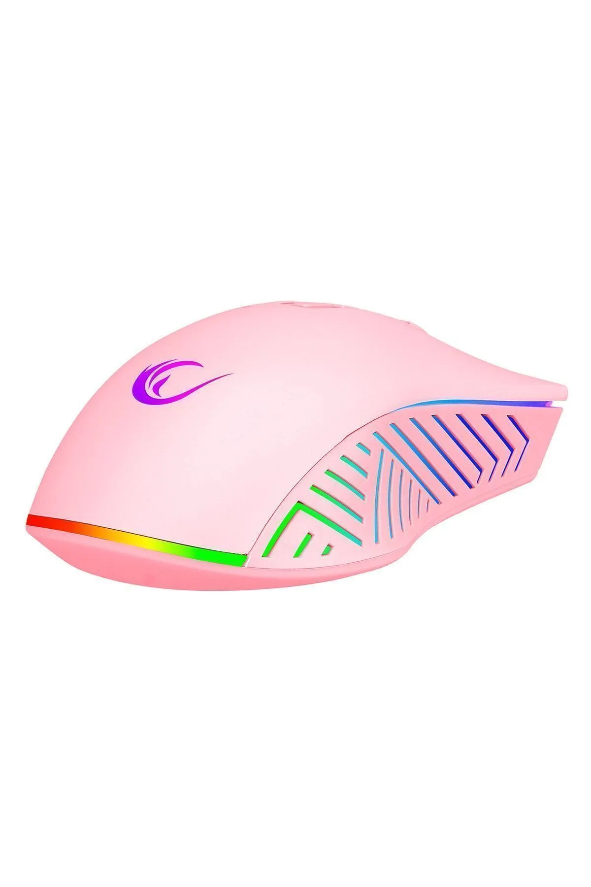 Rampage Smx-g68 Spear Pembe 7200 Dpi Rgb Ledli Makrolu Drag Click Gaming Oyuncu Mouse