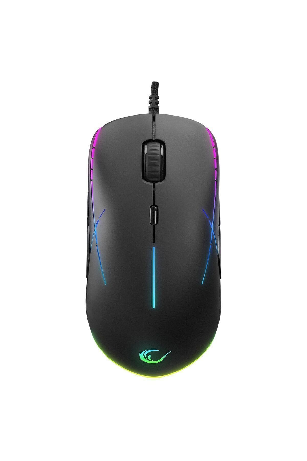 Rampage Smx-r115 Gear-x 6400dpi Hareketli Rgb Işıklı 9 Adet Makro Tuşlu Gaming Oyuncu Mouse