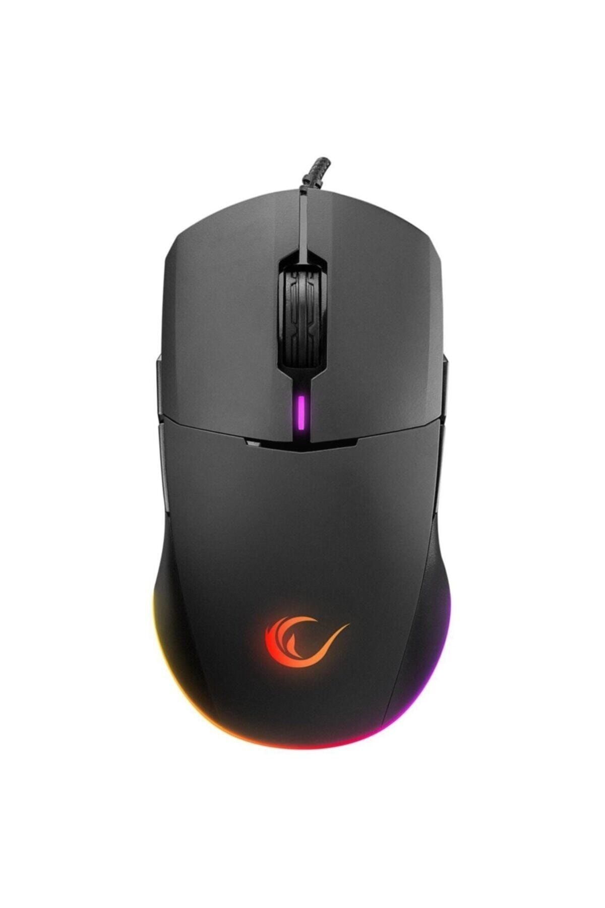 Rampage Smx-r29 Hero Usb Siyah Rgb Işıklı+macro 7200dpi / 1000hz Gaming Oyuncu Mouse Modern Tasarım 8263