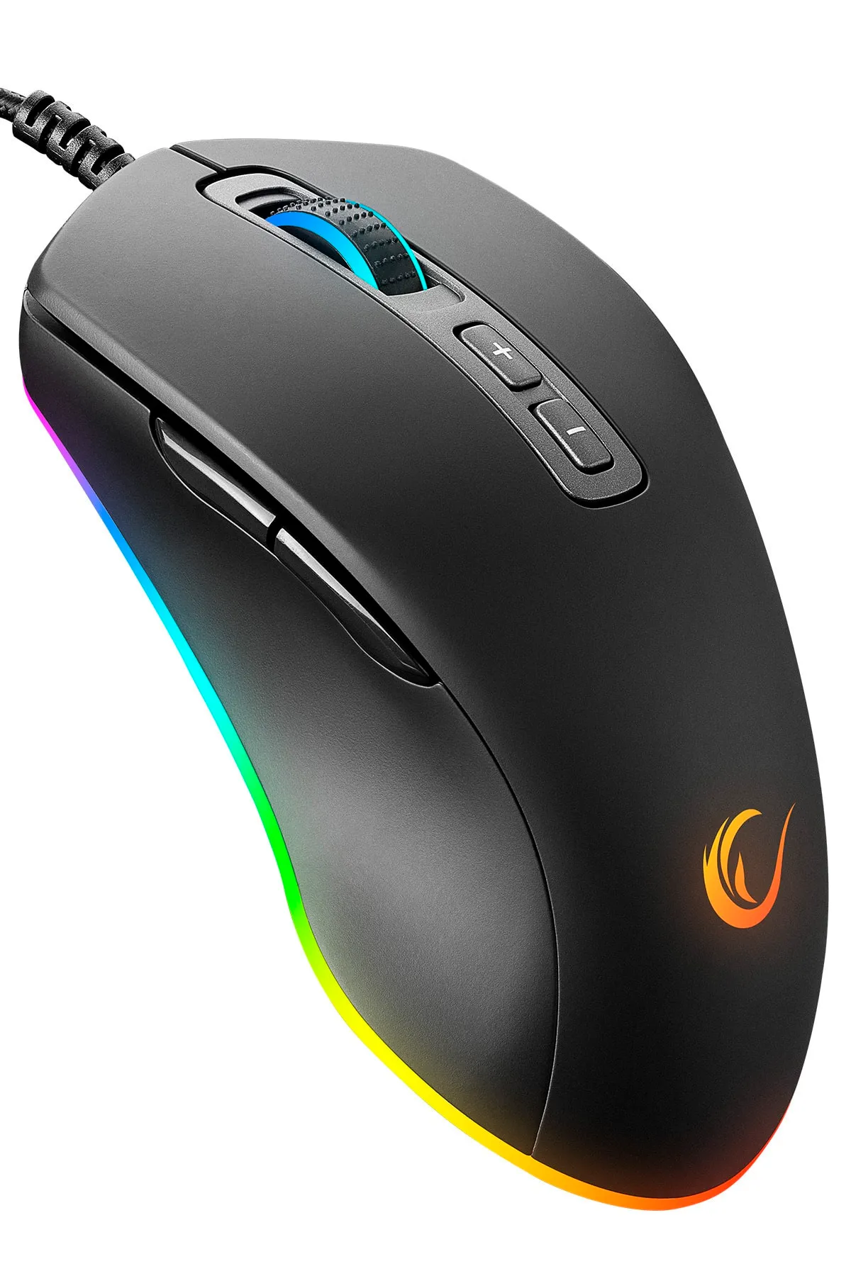 Rampage Smx-r58 Eagle Usb Siyah 10000dpi Rgb Ledli Makrolu Kablolu Gaming Oyuncu Mouse