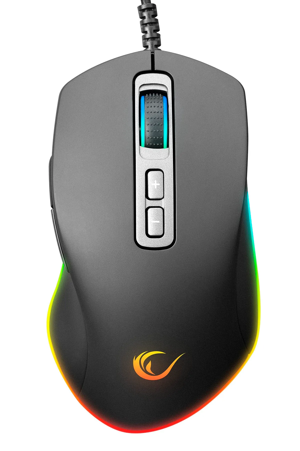 Rampage Smx-r58 Eagle Usb Siyah 10000dpi Rgb Ledli Makrolu Kablolu Gaming Oyuncu Mouse