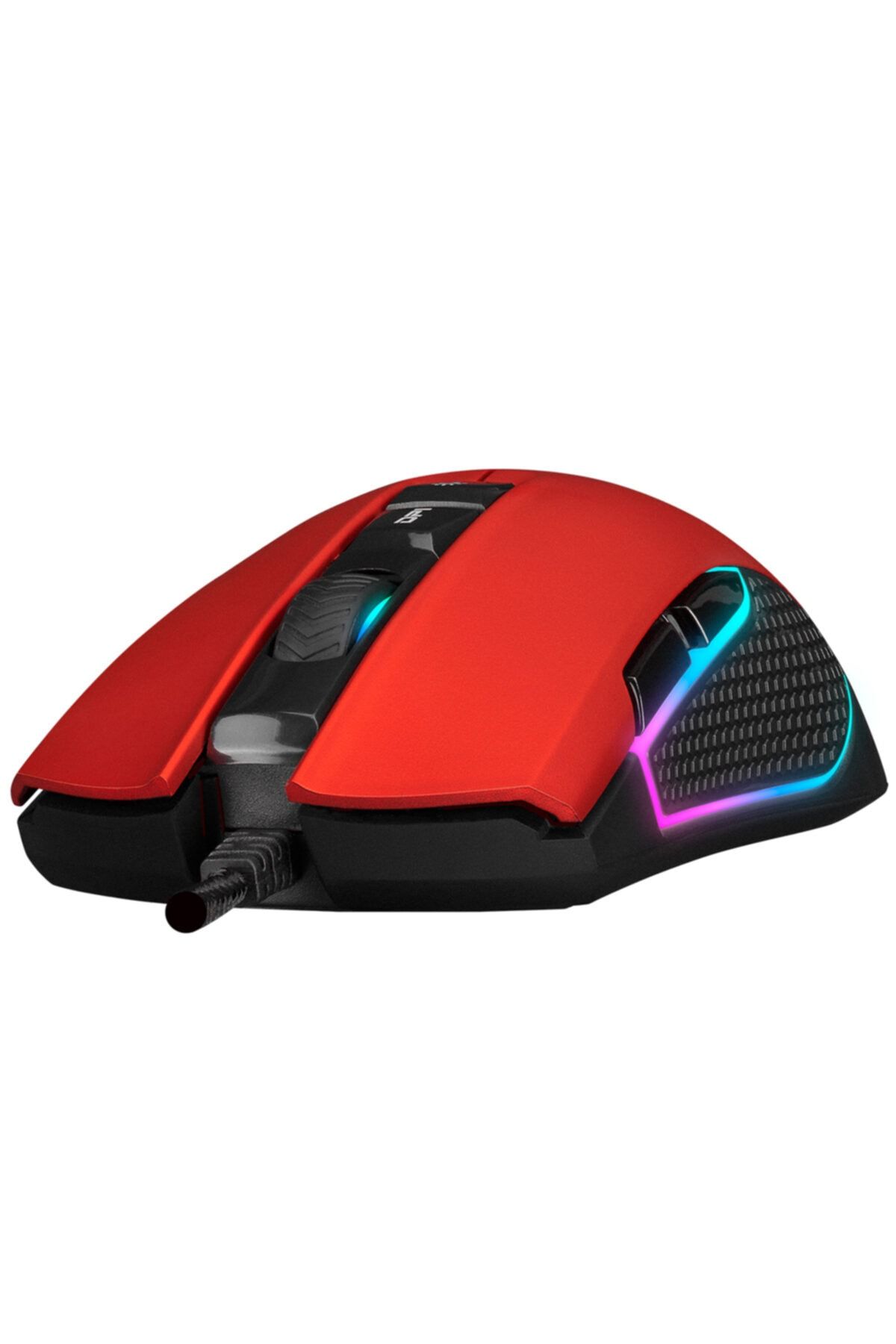 Rampage Smx-r600 Python Red 12400dpi Rgb Makrolu Kırmızı Oyuncu Mouse (Rampage Türkiye Garantili)