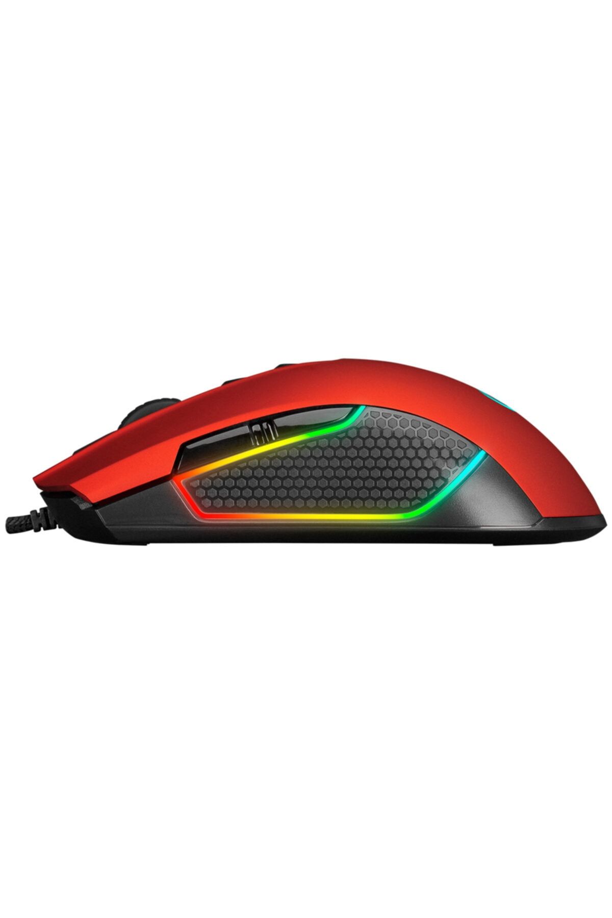 Rampage Smx-r600 Python Red 12400dpi Rgb Makrolu Kırmızı Oyuncu Mouse (Rampage Türkiye Garantili)