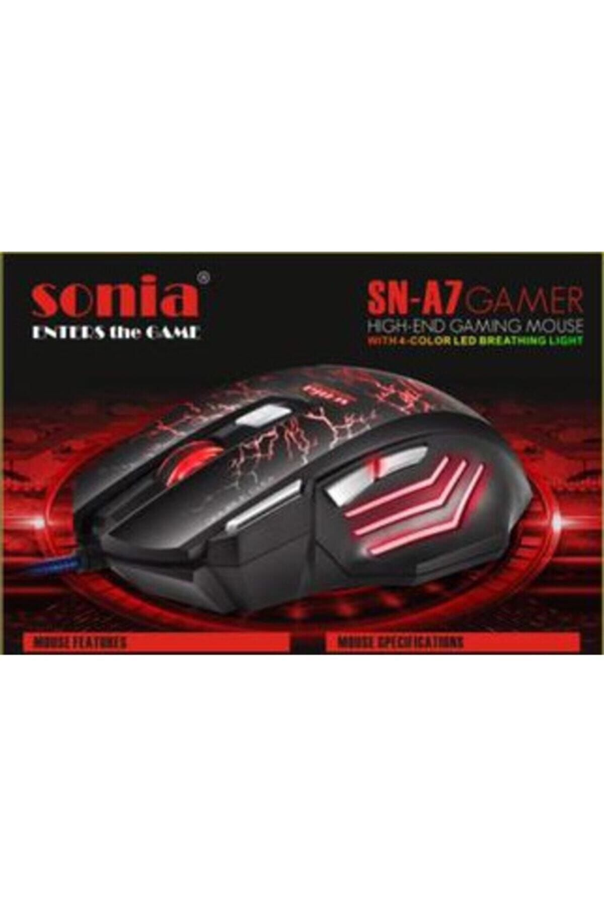 Sonia Sn-a7 Kablolu Gaming Oyuncu Mouse