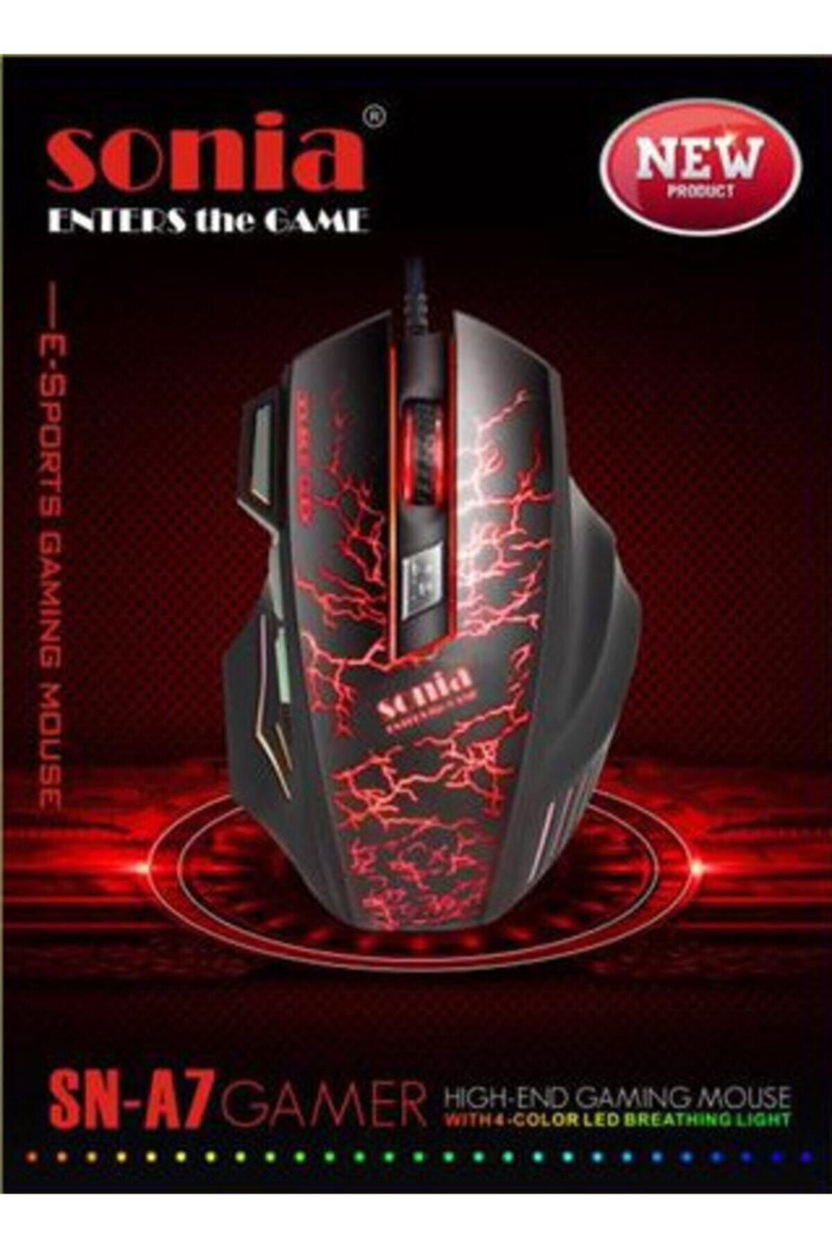 Sonia Sn-a7 Kablolu Gaming Oyuncu Mouse