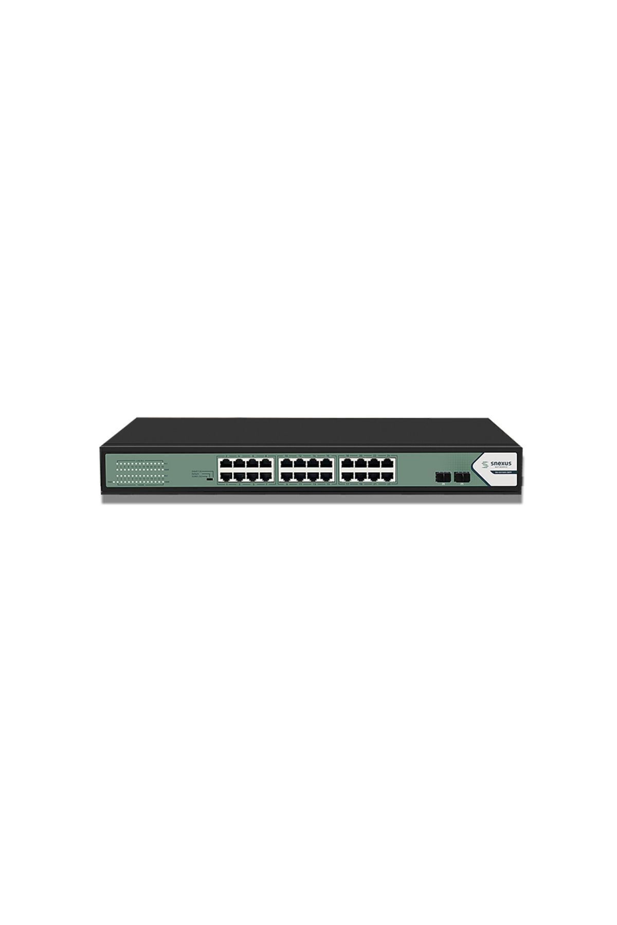 SNEXUS NETWORKS Sn-gs1300-26f 24 Port Gigabit 10/100/1000m Rj45 Port 2 Port Fiber Sfp Gigabit Switch