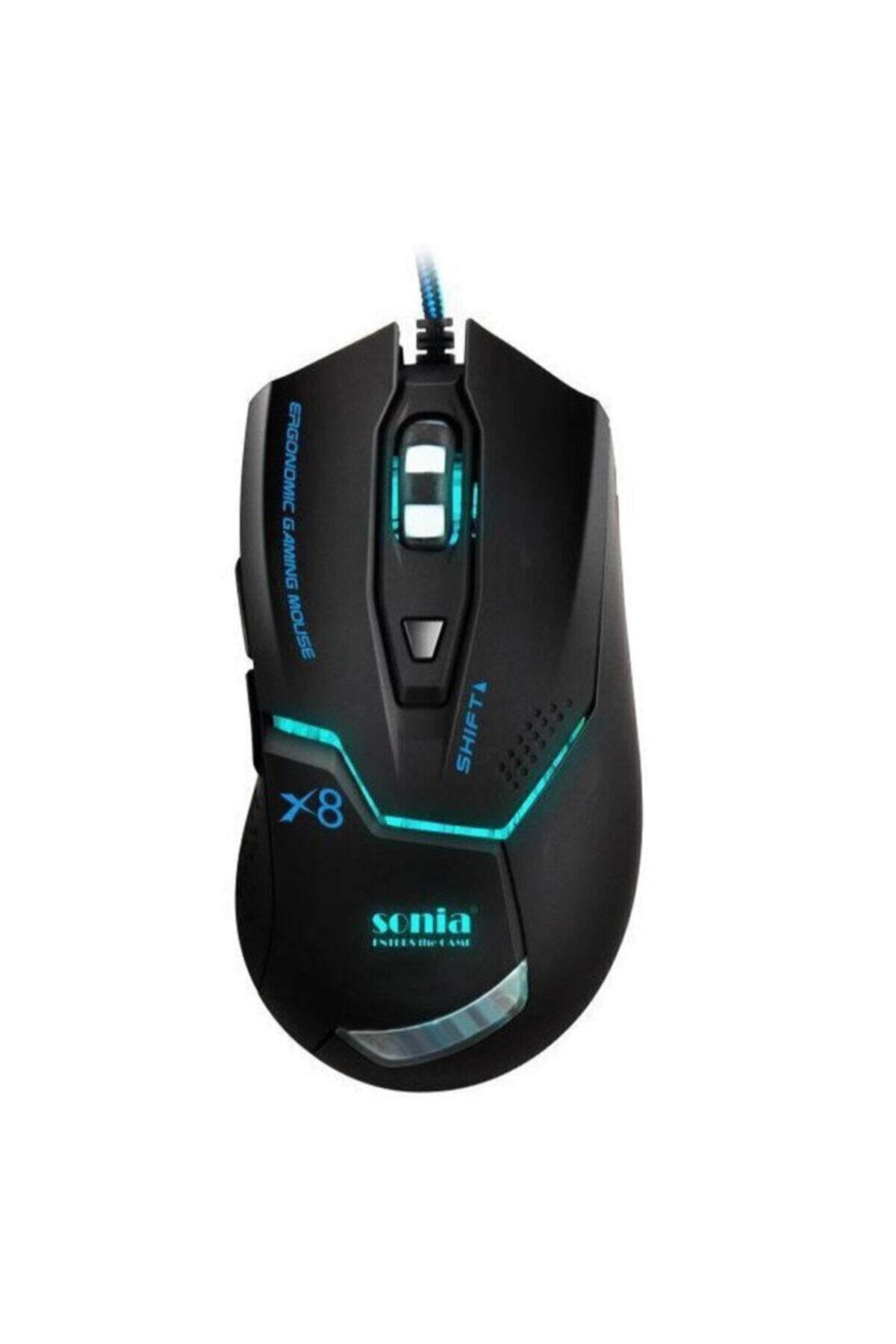 Genel Markalar Sn-x8 Kablolu Gaming Oyuncu Mouse Kablolu Usb Optik