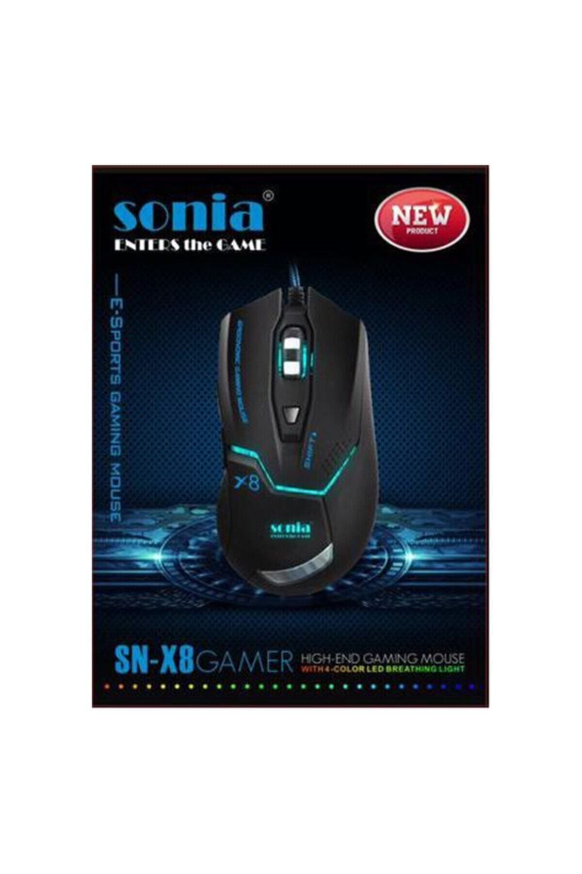 Genel Markalar Sn-x8 Kablolu Gaming Oyuncu Mouse Kablolu Usb Optik