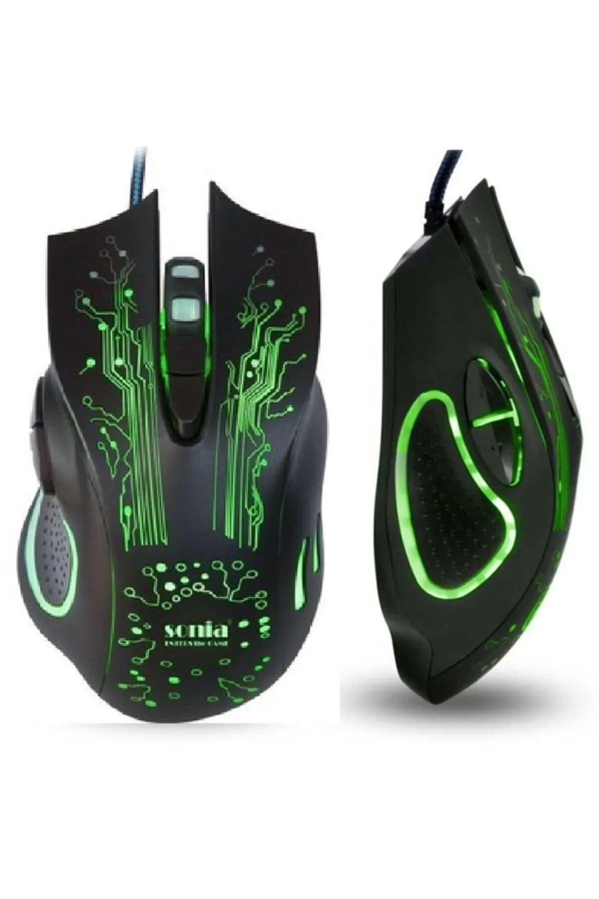 Sonia Sn - X9 Gaming Mouse Gamer Bilgisayar Pc Dizüstü Profesyonel Oyun Fareler Vurucu