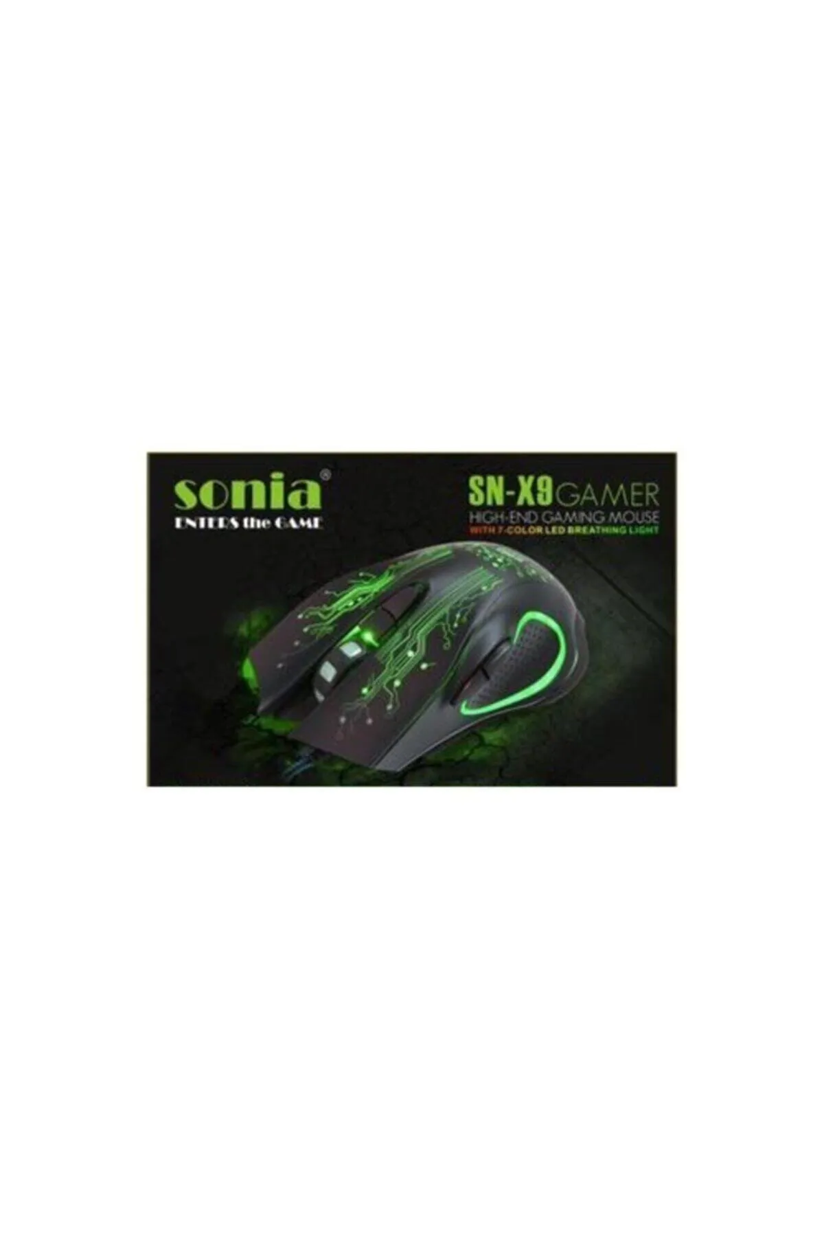 Sonia Sn - X9 Gaming Mouse Gamer Bilgisayar Pc Dizüstü Profesyonel Oyun Fareler Vurucu