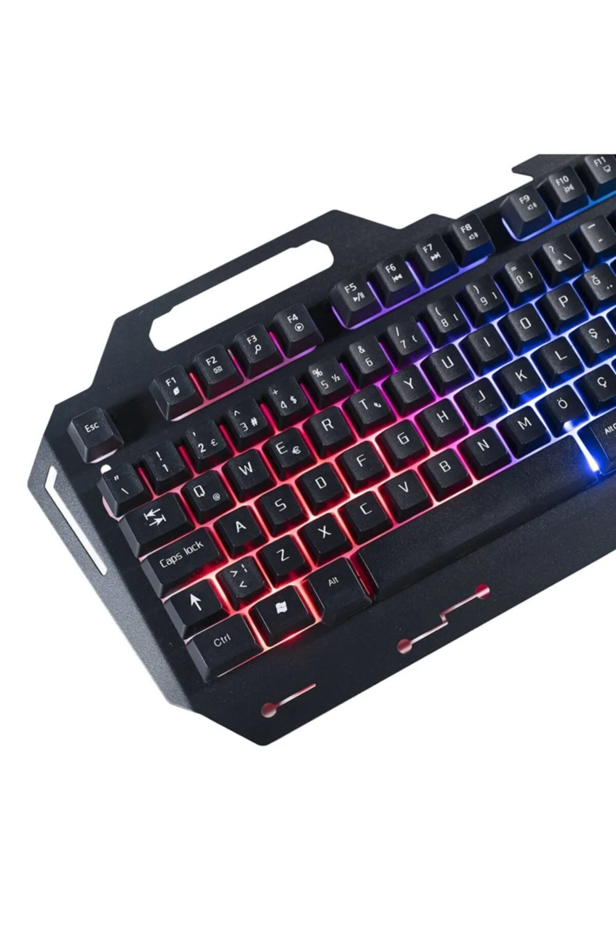 Turbox SniperNaga TR-GK101 USB Kablolu Gaming Standart Q Işıklı Metal Kasa Klavye