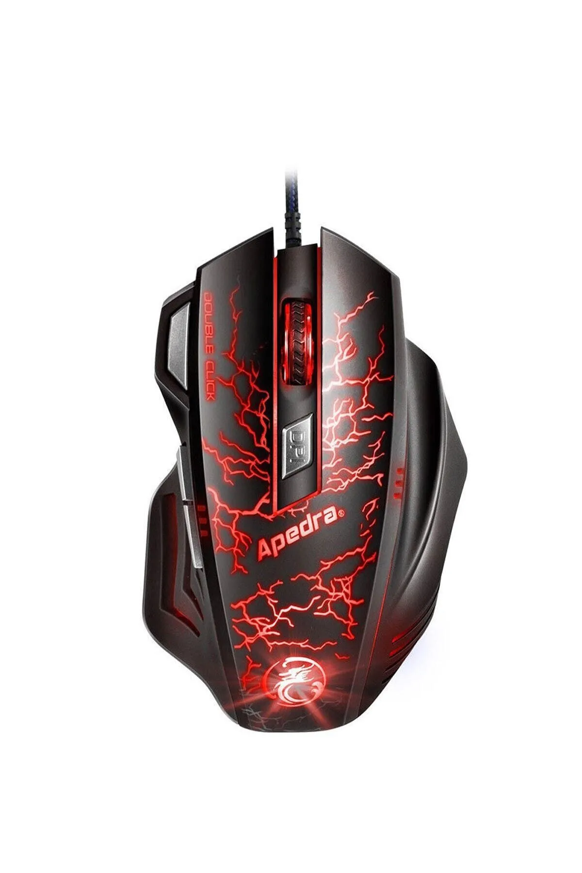 TahTicMer Sonia A7 Oyun Mouse Kablolu Usb Optik Oyuncu Mause Ergonomik Led Işıklı Gaming 7 Tuş Fonksiyonlu